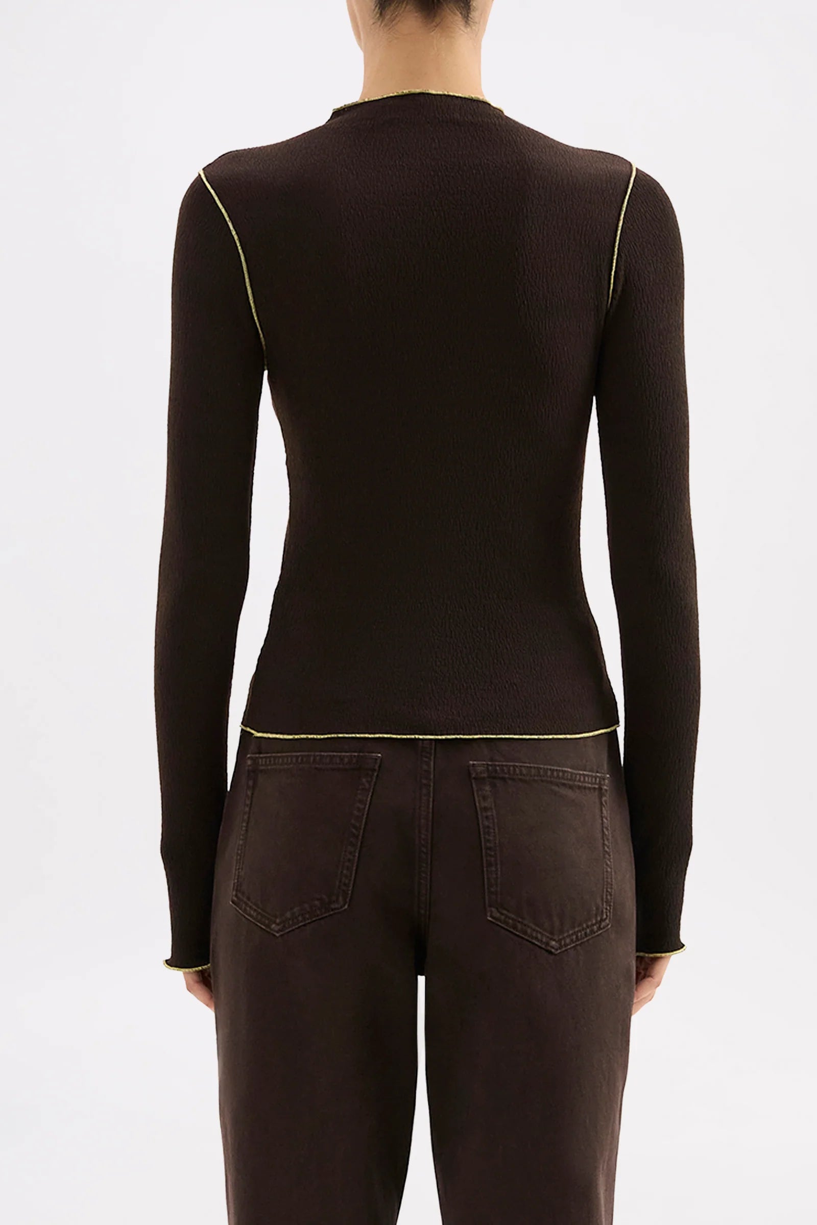 Nude Lucy Aslan LS Top - Espresso