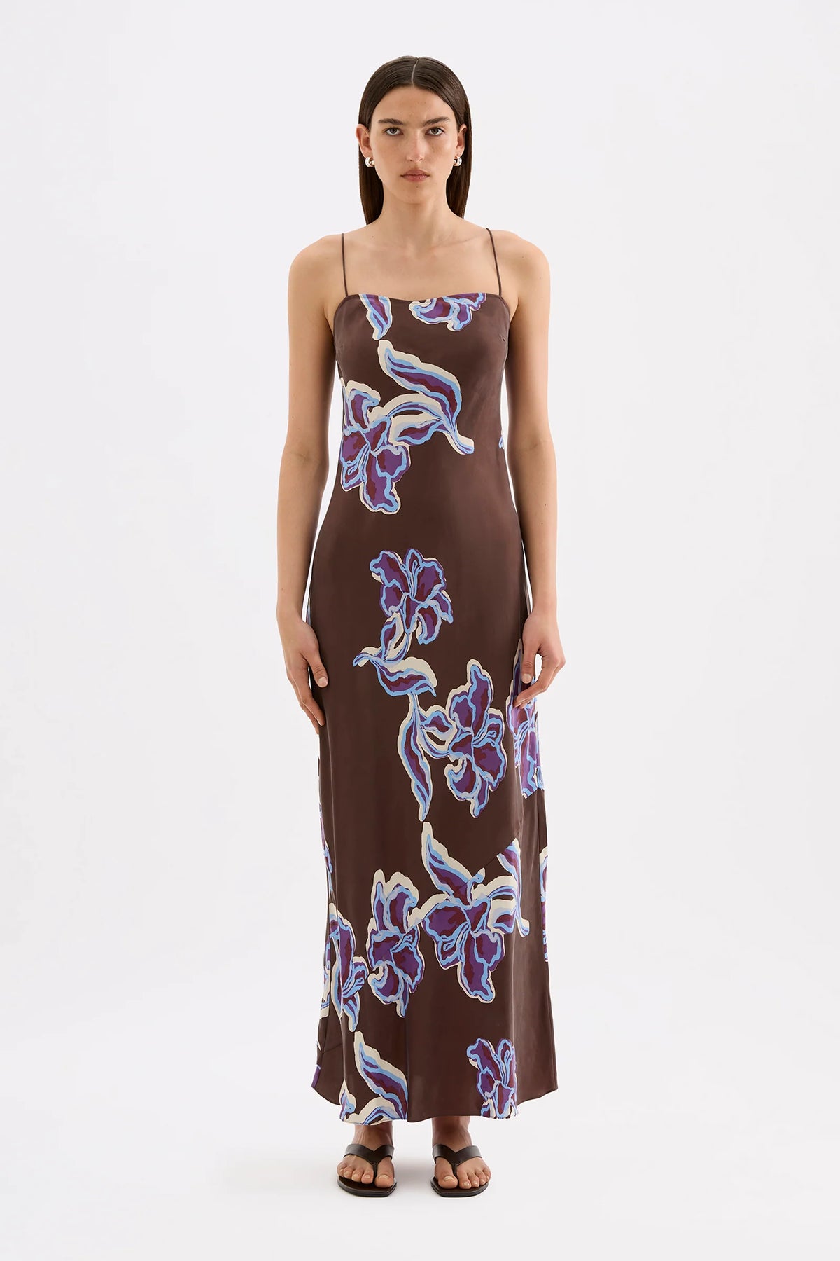 Nude Lucy Azalea Cupro Slip Dress