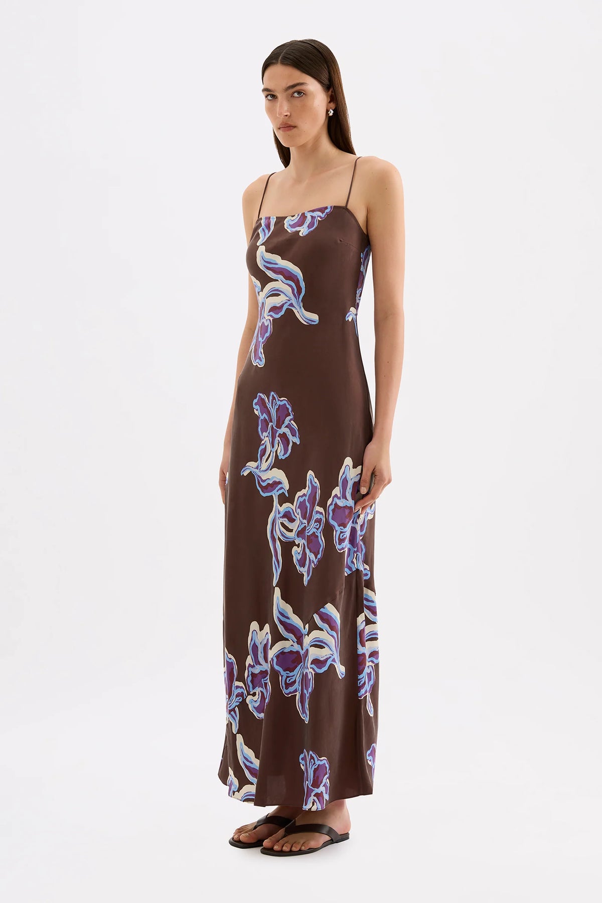 Nude Lucy Azalea Cupro Slip Dress