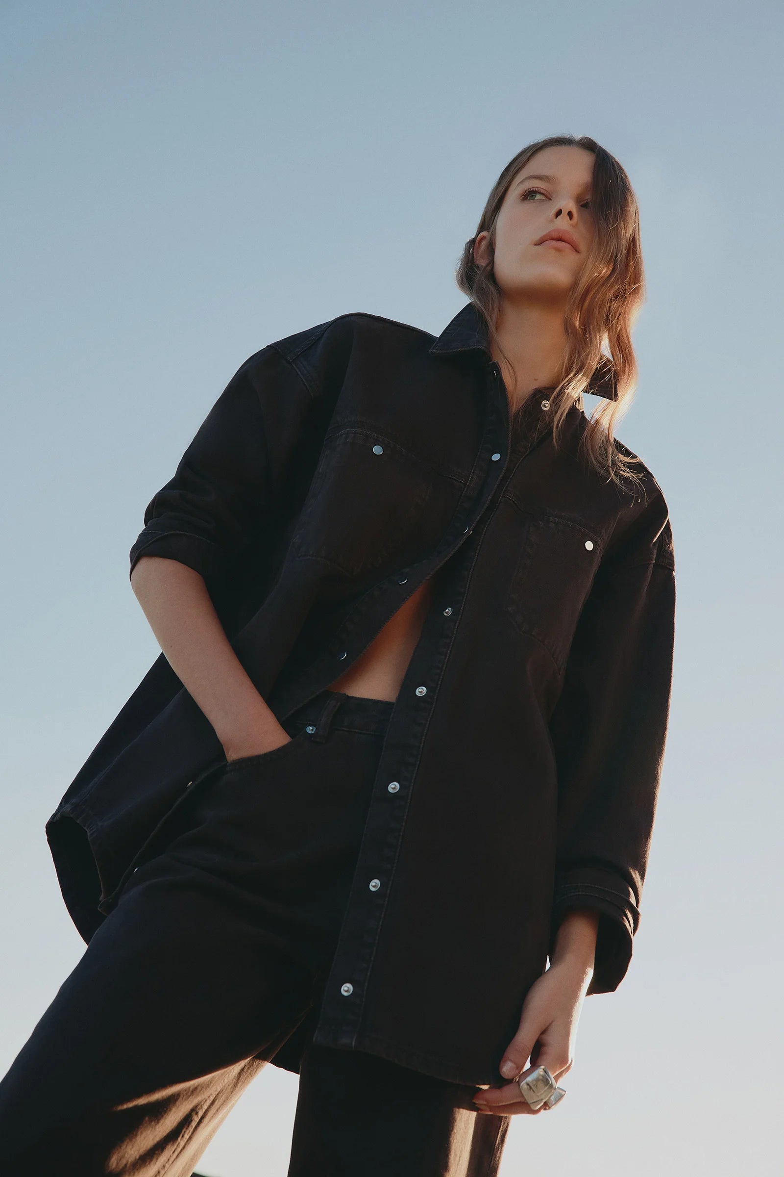 Nude Lucy Brax Denim Jacket - Espresso
