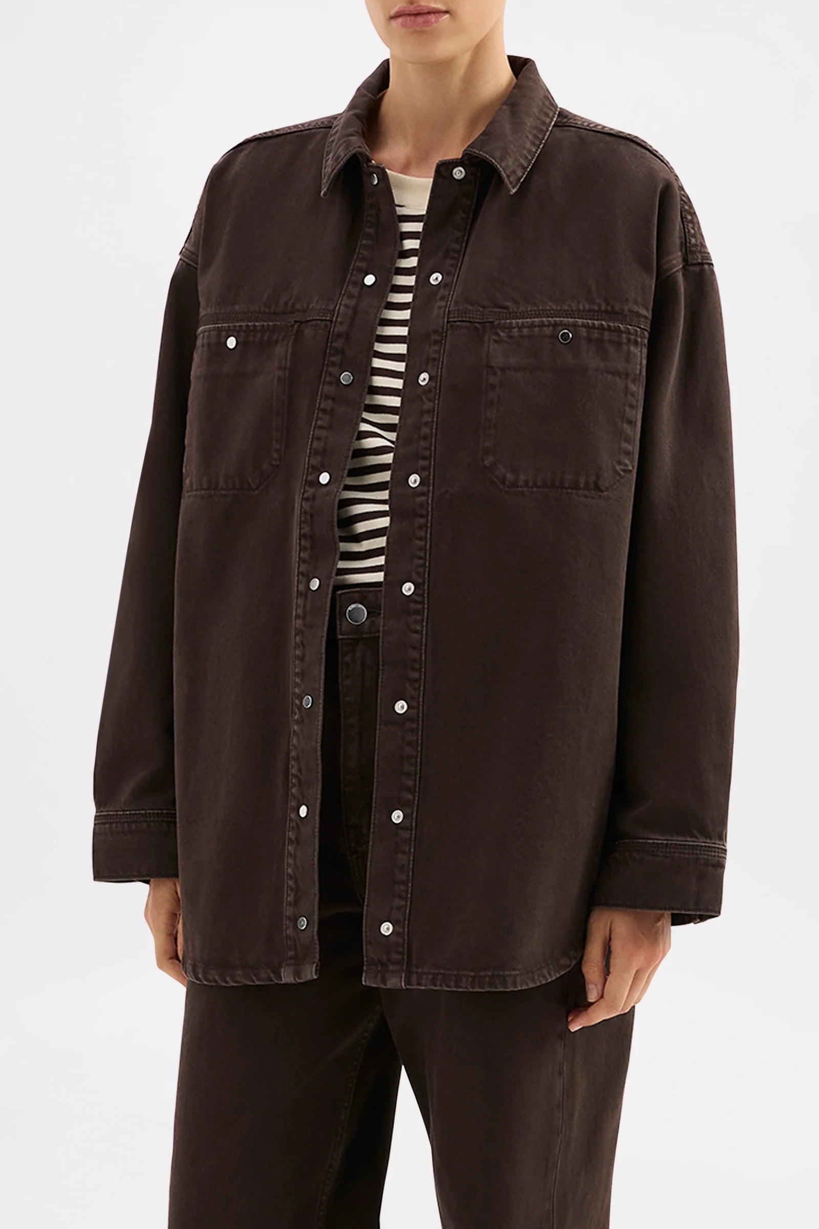 Nude Lucy Brax Denim Jacket - Espresso
