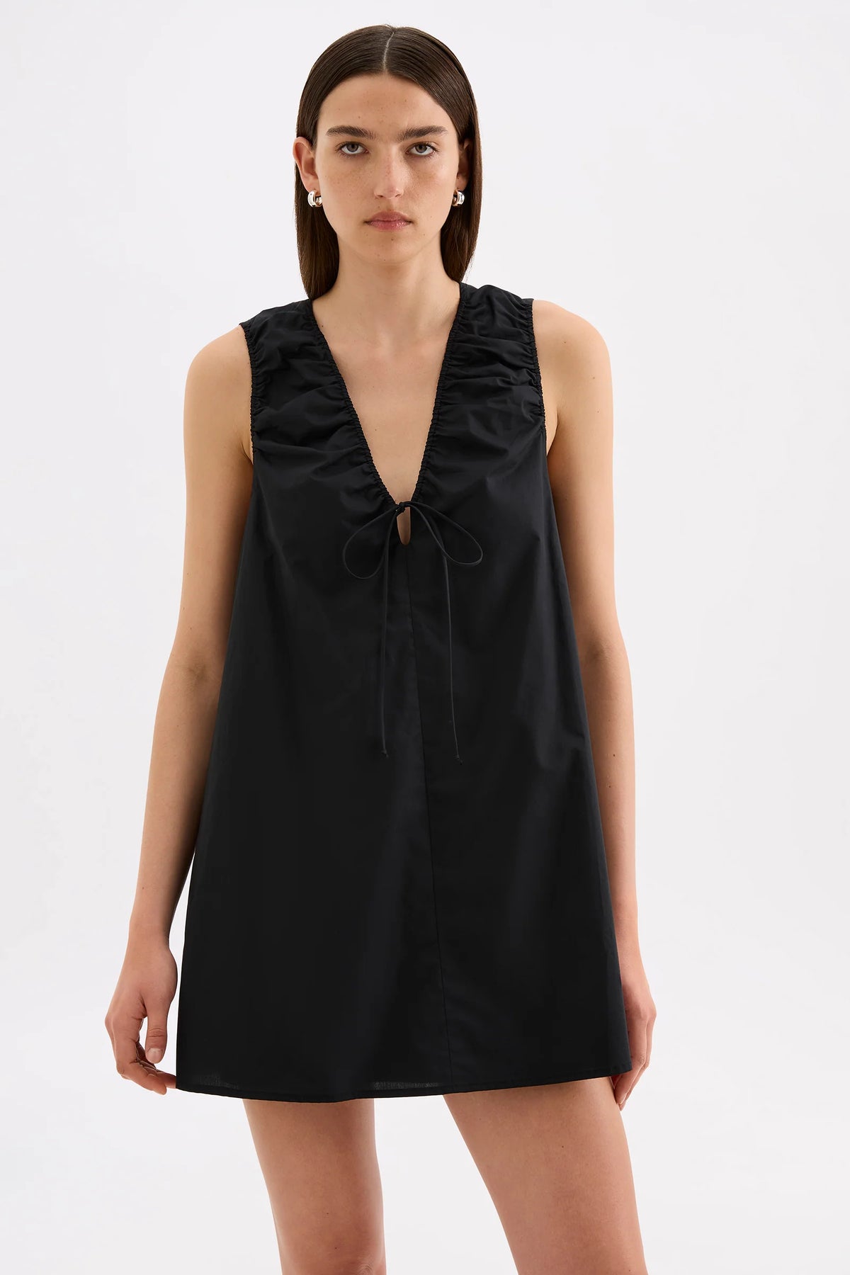 Nude Lucy Cerie Poplin Mini Dress - Black