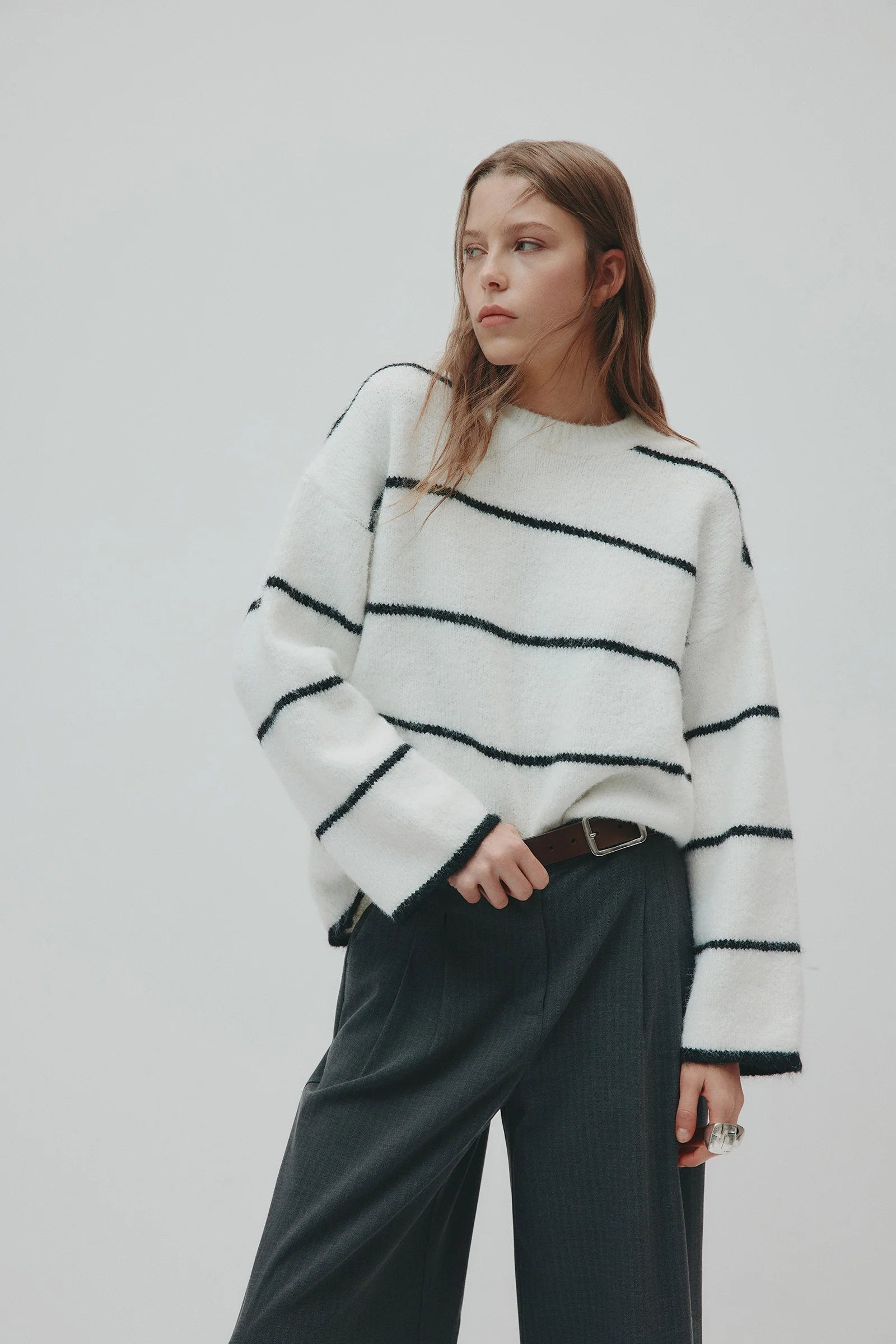 Nude Lucy Colter Knit - Black Stripe