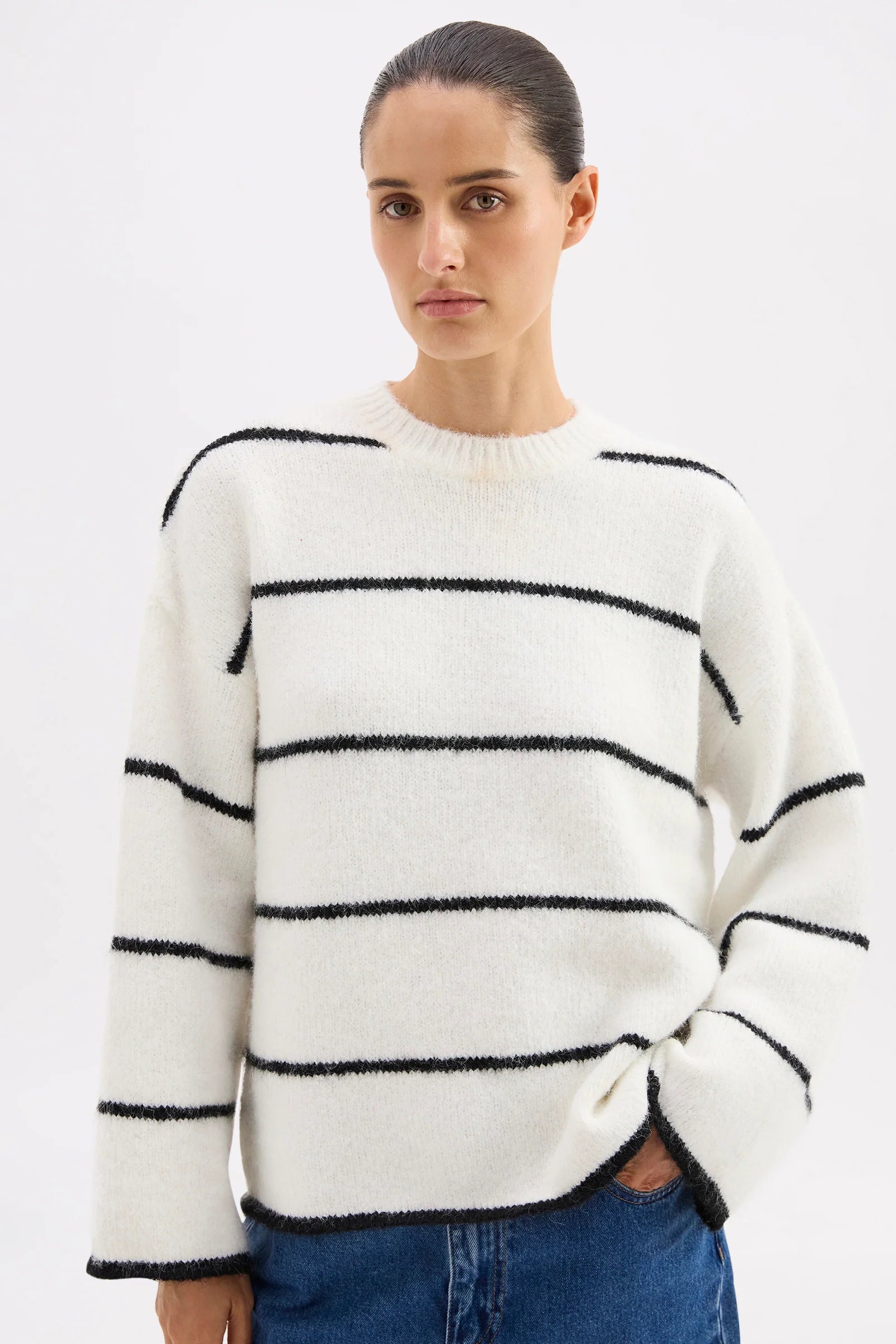 Nude Lucy Colter Knit - Black Stripe