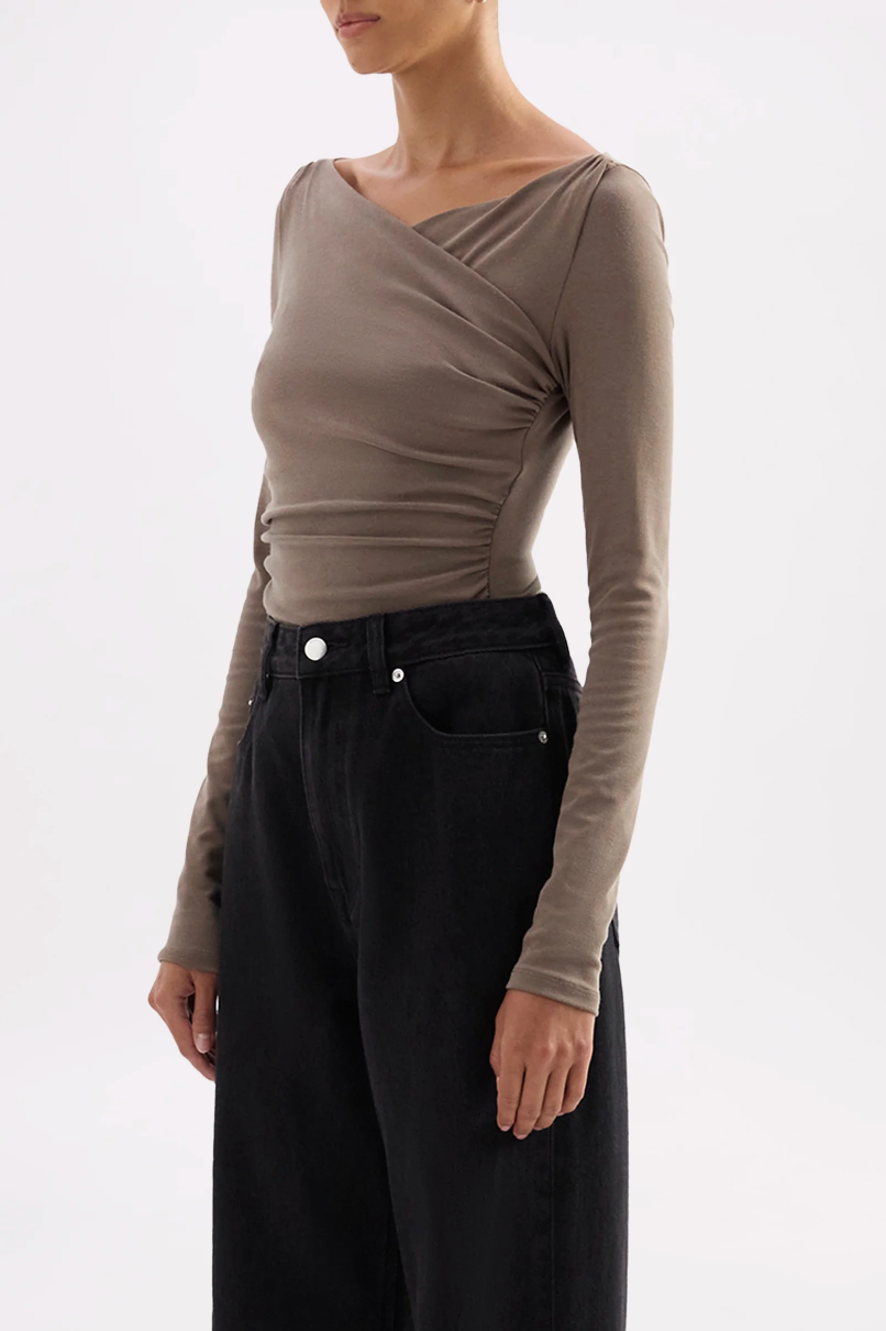 Nude Lucy Daniya LS Top - Truffle