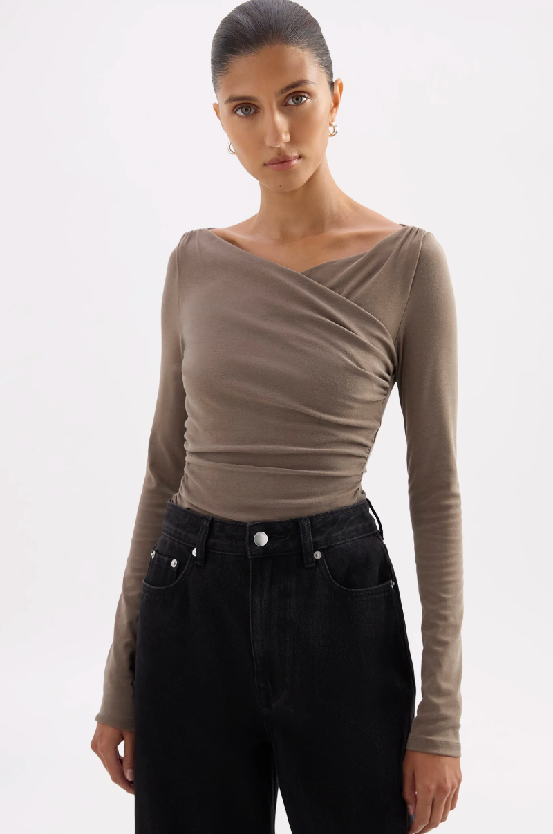 Nude Lucy Daniya LS Top - Truffle