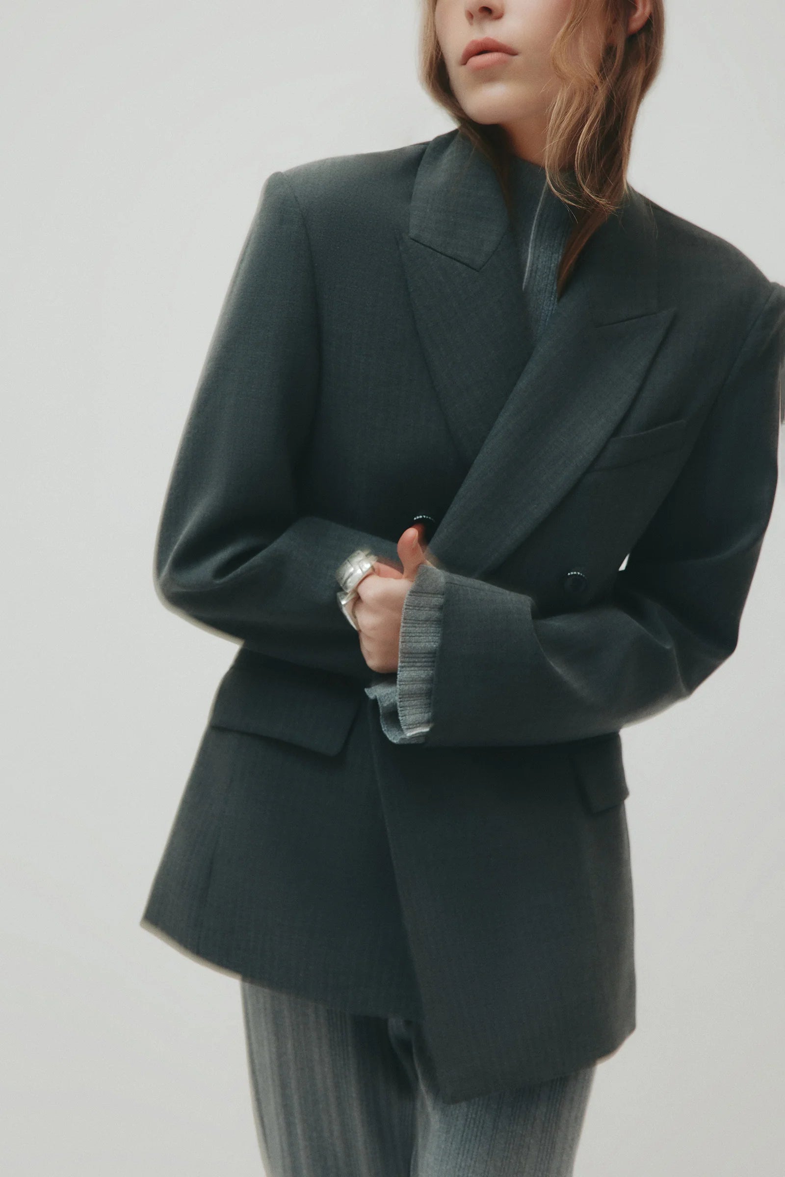 Nude Lucy Fosca Blazer - Charcoal