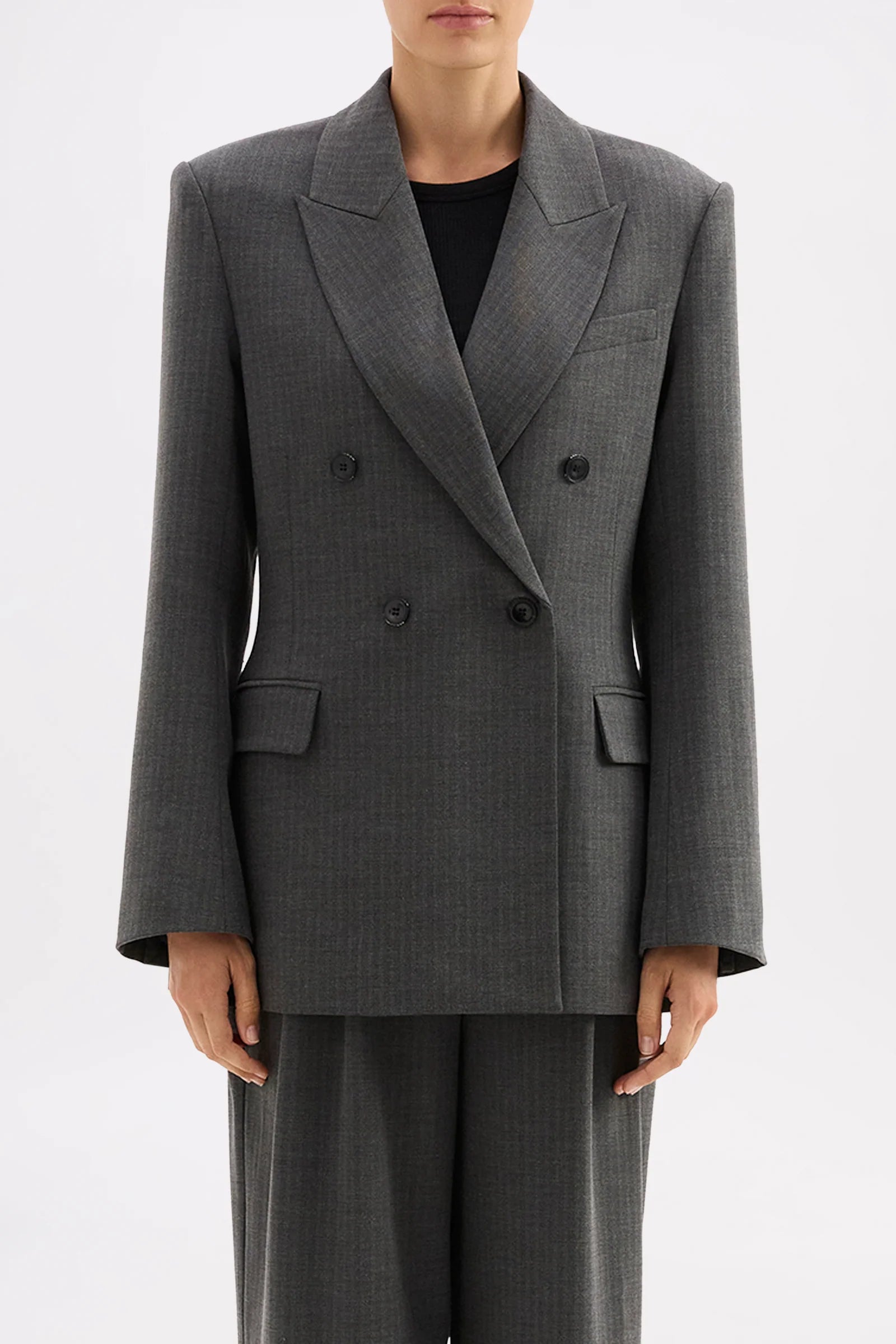 Nude Lucy Fosca Blazer - Charcoal