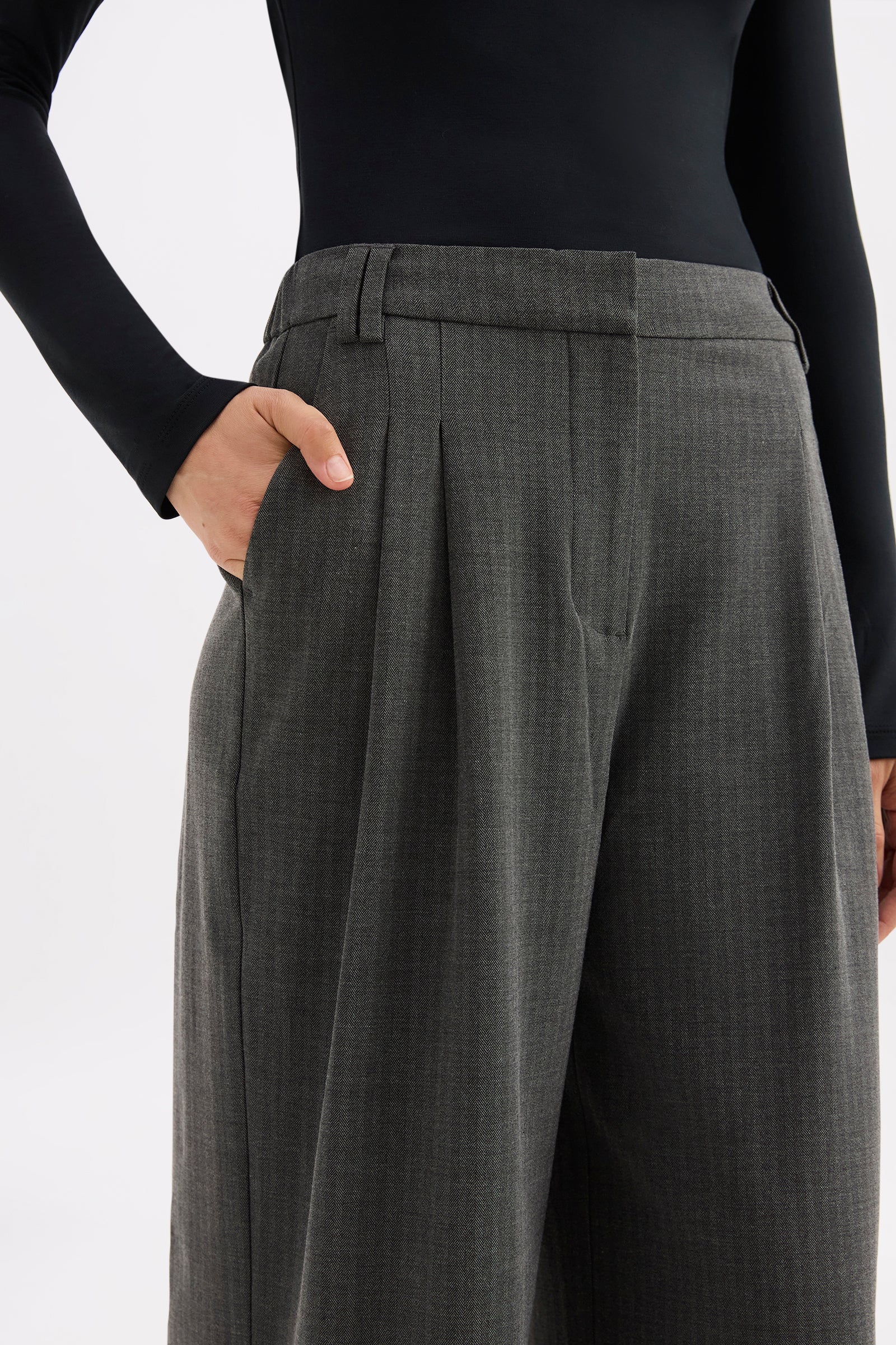 Nude Lucy Fosca Pant - Charcoal