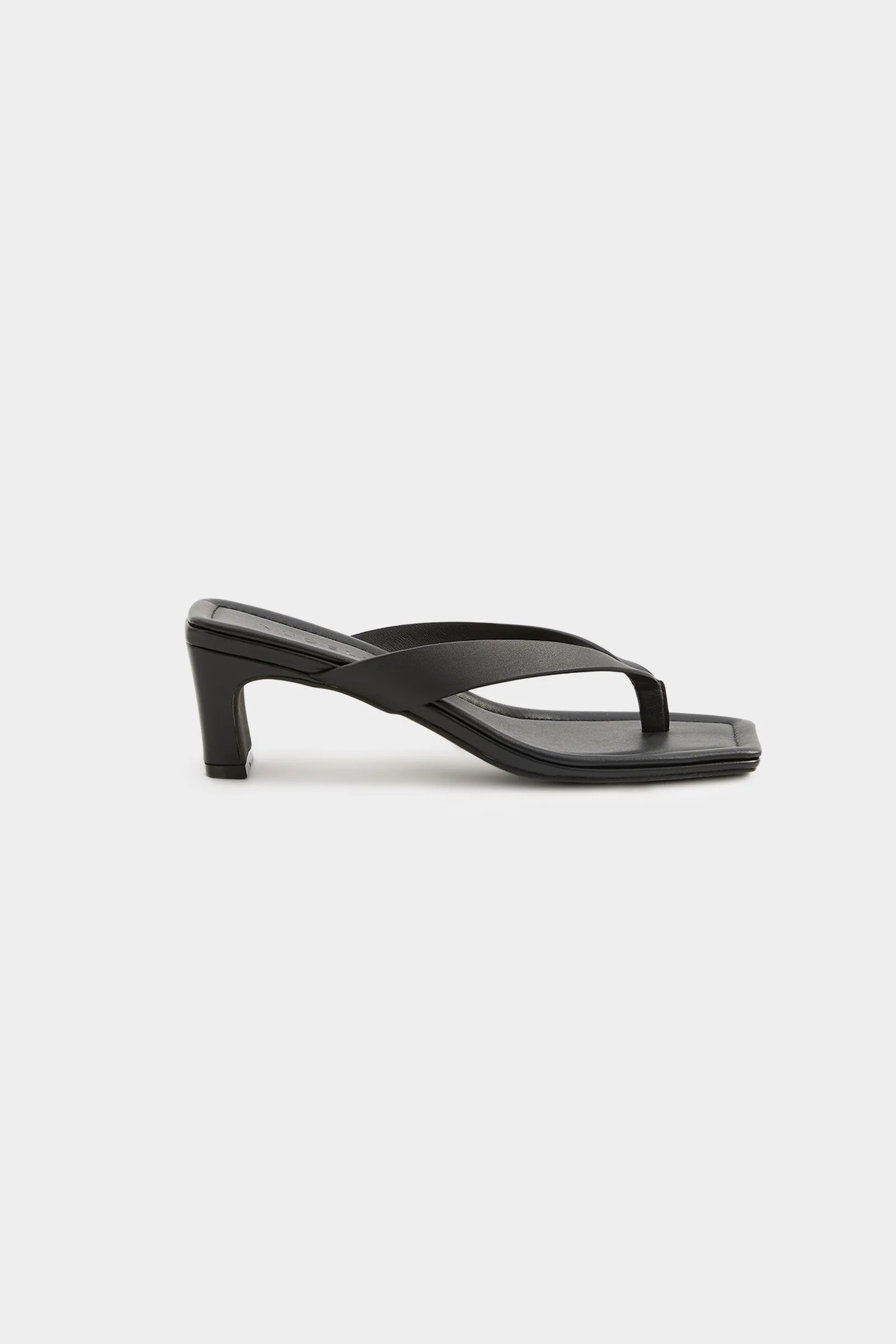 Nude Lucy Gael Leather Heel - Black