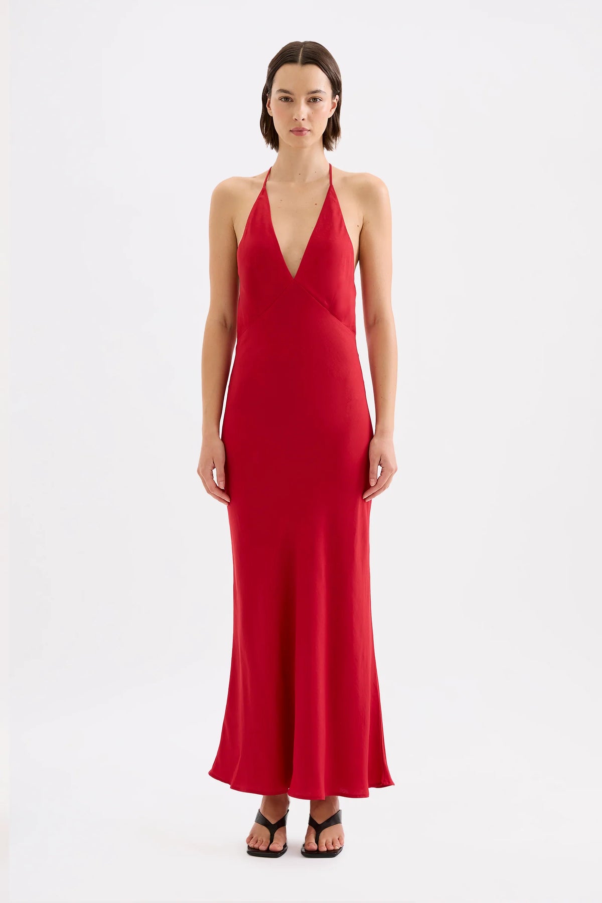 Nude Lucy Kira Tencel Dress - Crimson