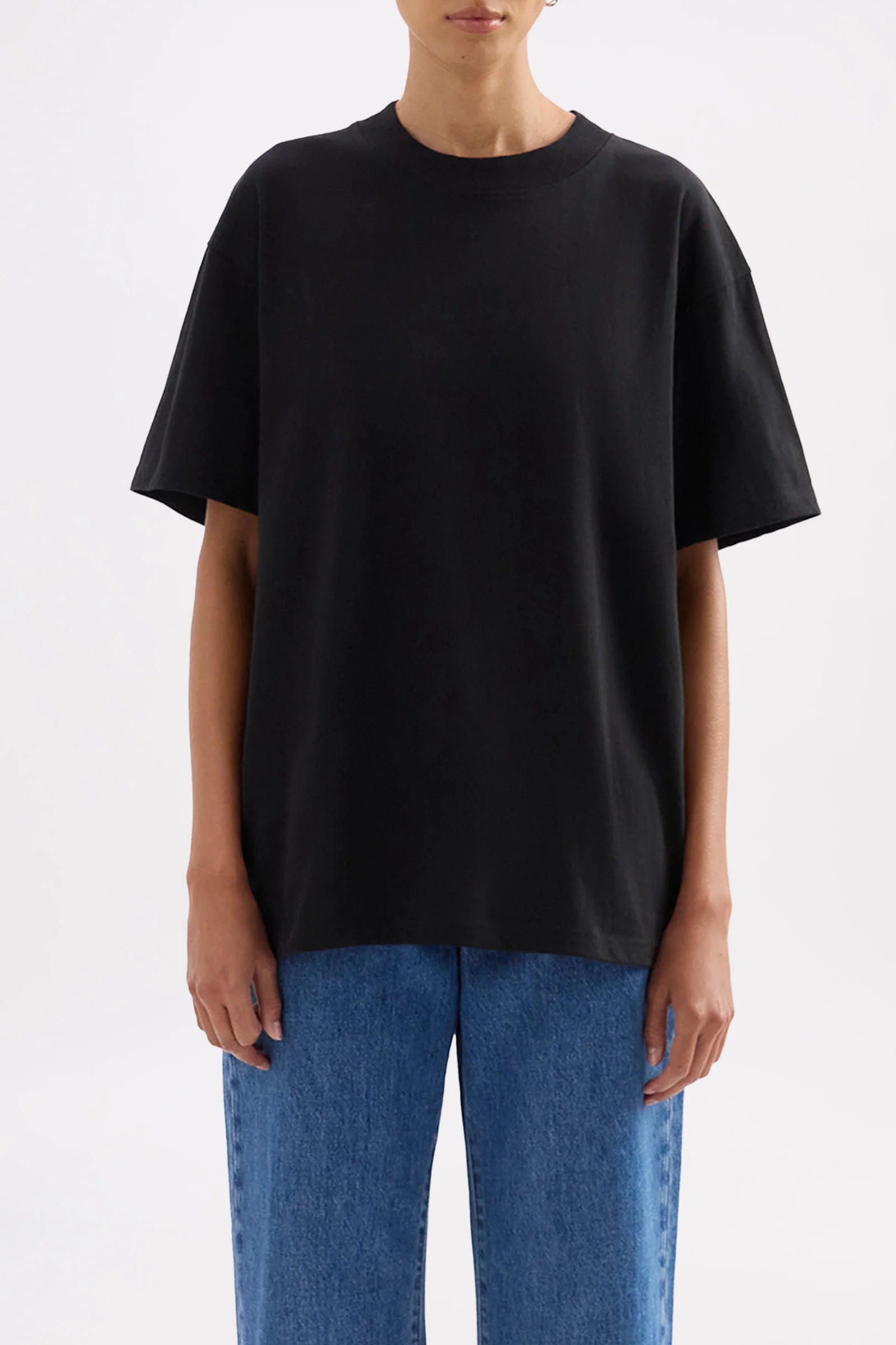 Nude Lucy Organic Boyfriend Tee - Black
