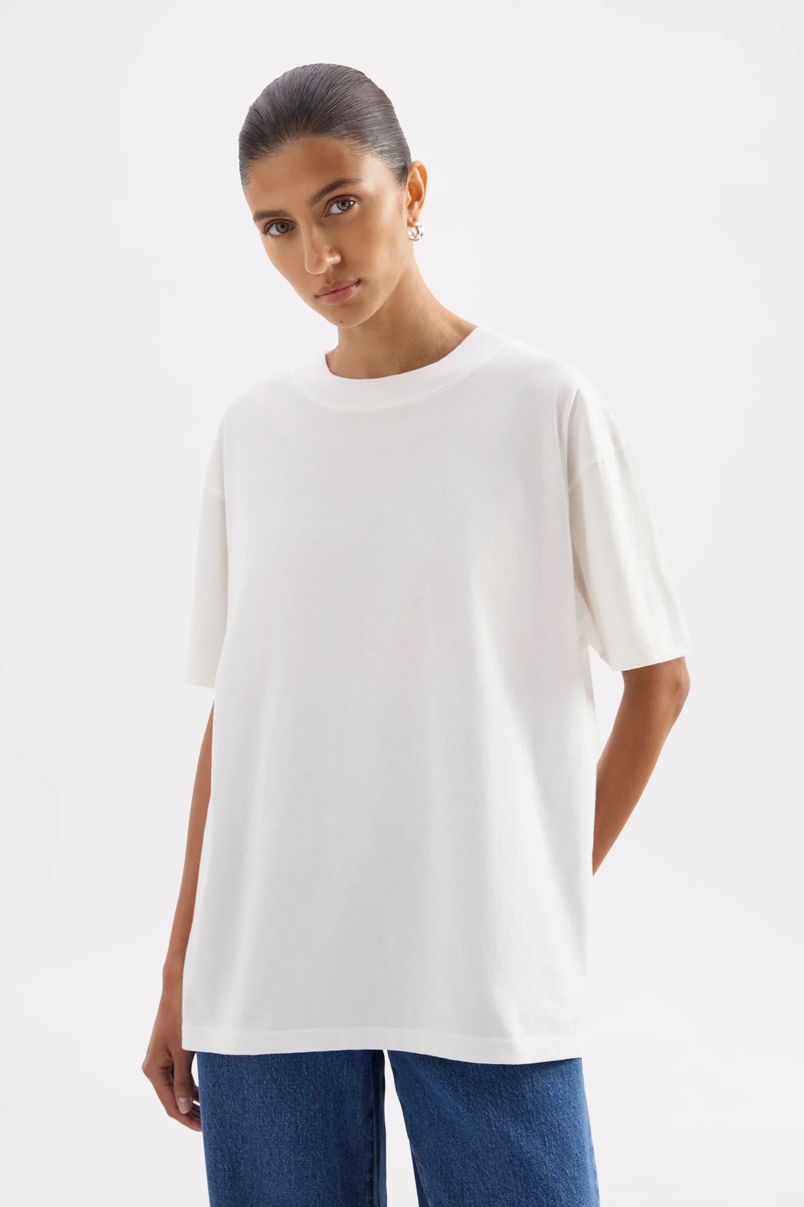 Nude Lucy Organic Boyfriend Tee - White