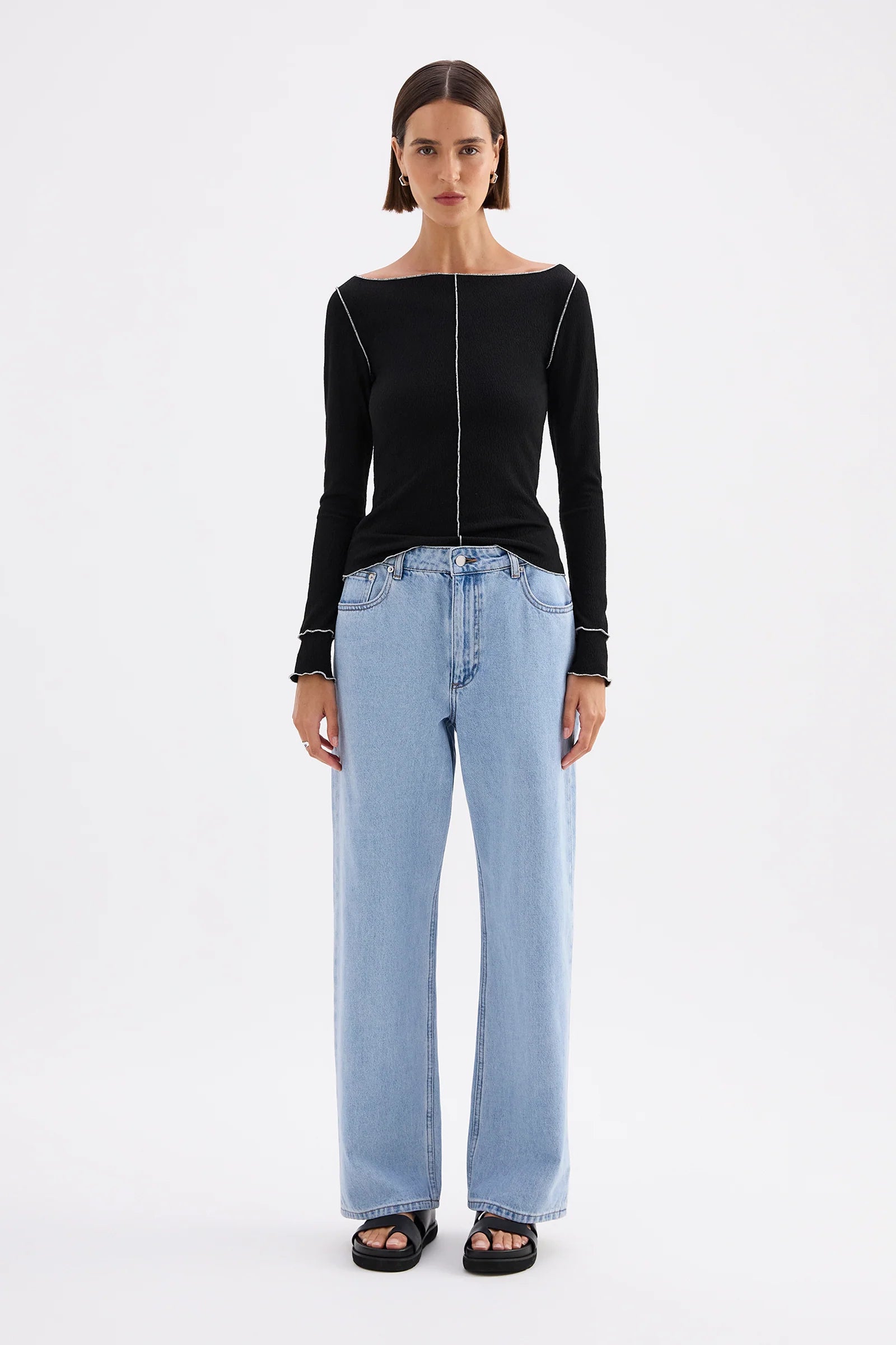 Nude Lucy Ria Top - Black