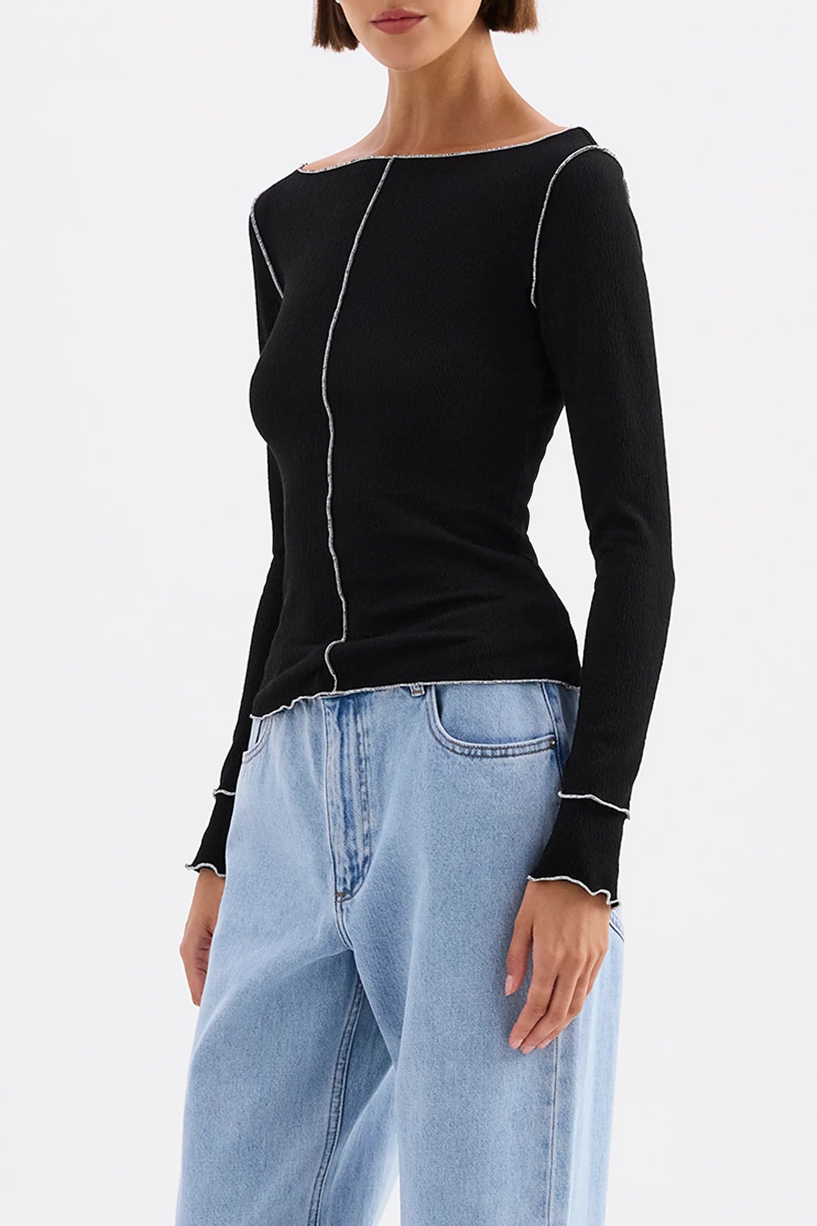 Nude Lucy Ria Top - Black