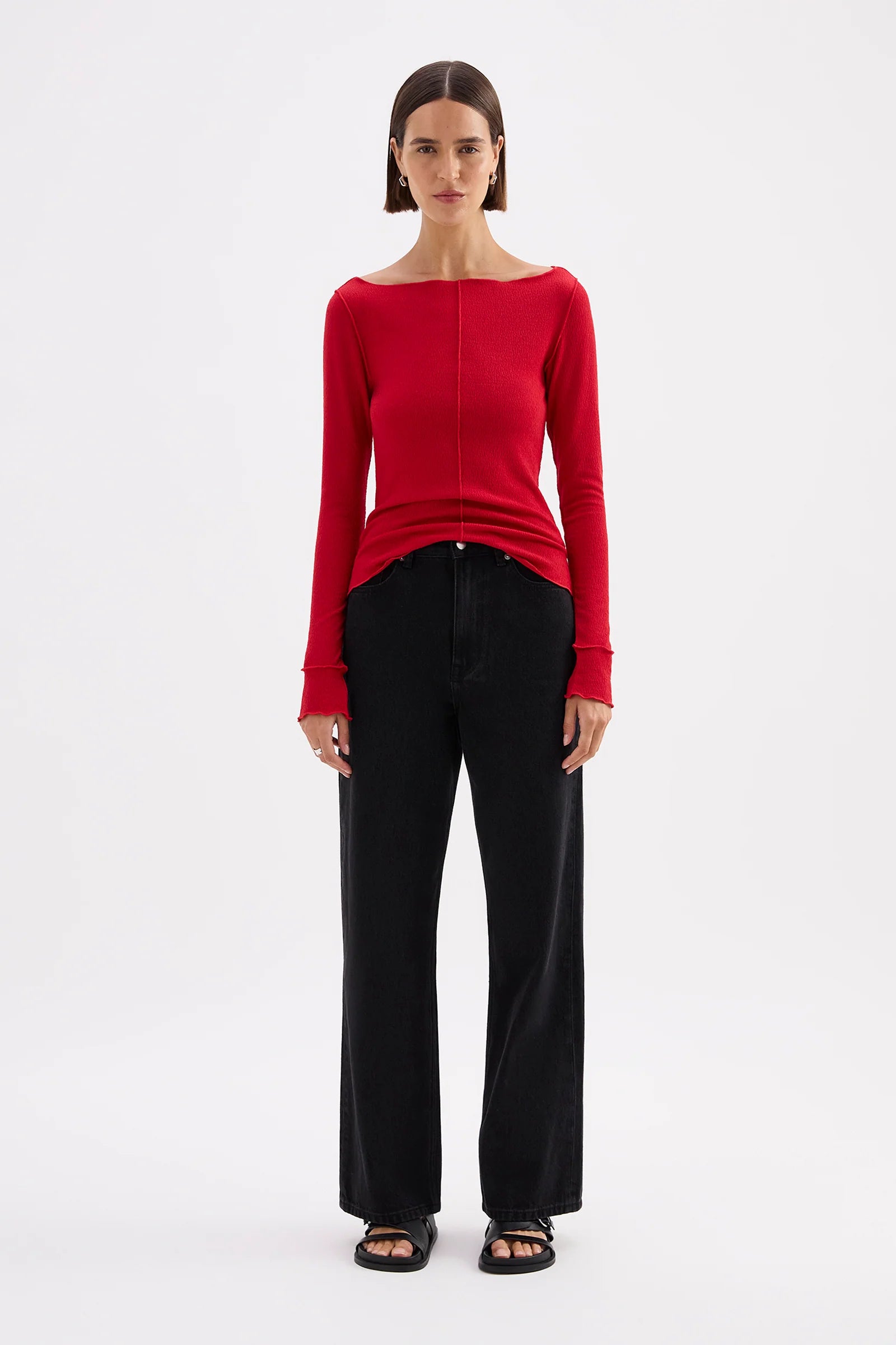 Nude Lucy Ria Top - Cherry