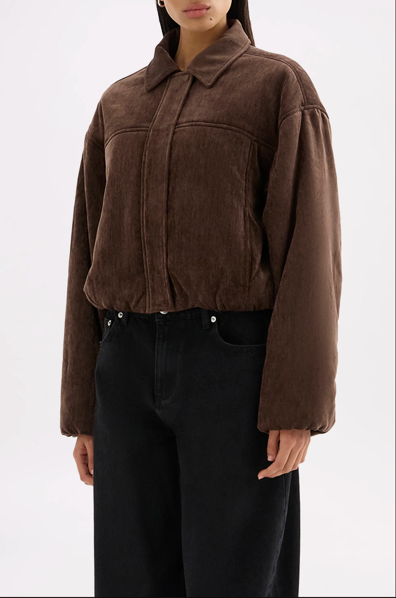 Nude Lucy Sabina Bomber - Espresso