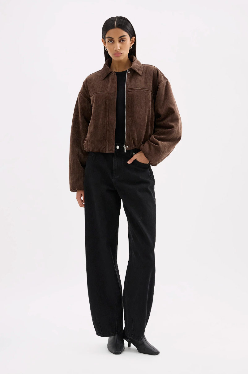 Nude Lucy Sabina Bomber - Espresso