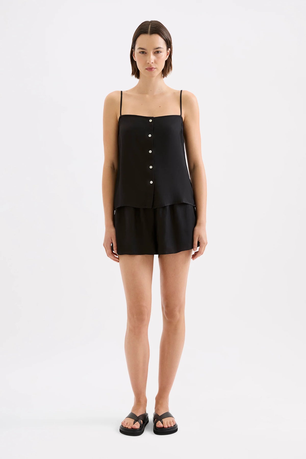Nude Lucy Willa Tencel Short - Black