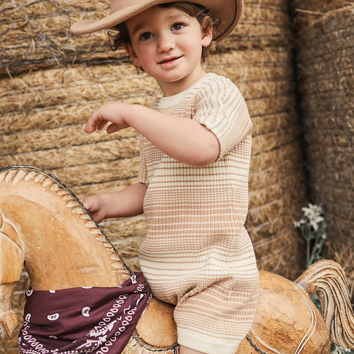 Kynd Slouch Romper - Mocha