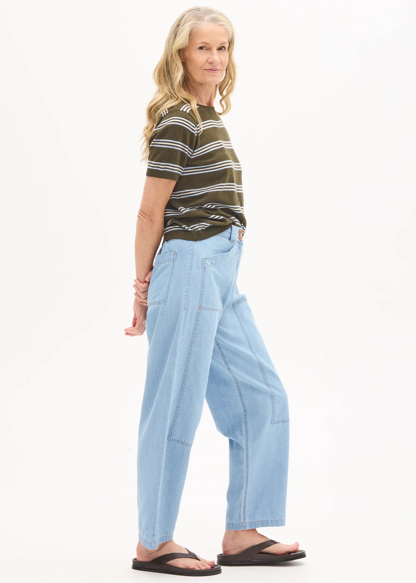 POL Muhle Denim Pant - Light Wash