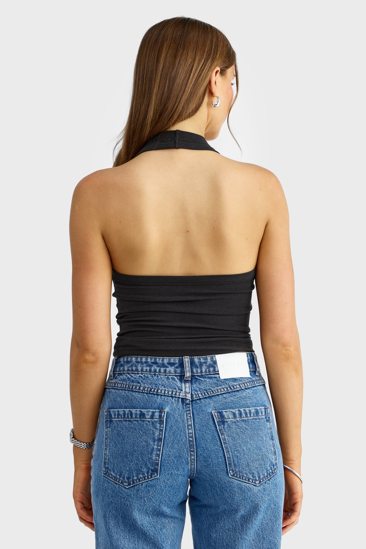 ORTC Margot Halter Tank - Black