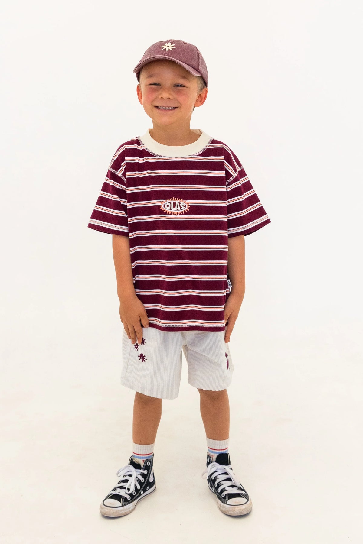 Olas Canyon Stripe Mini Tee