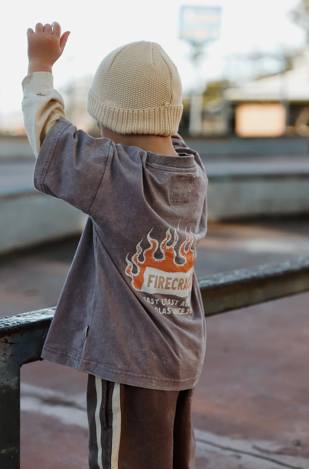 Olas Fire Cracker Longsleeve Mini Tee