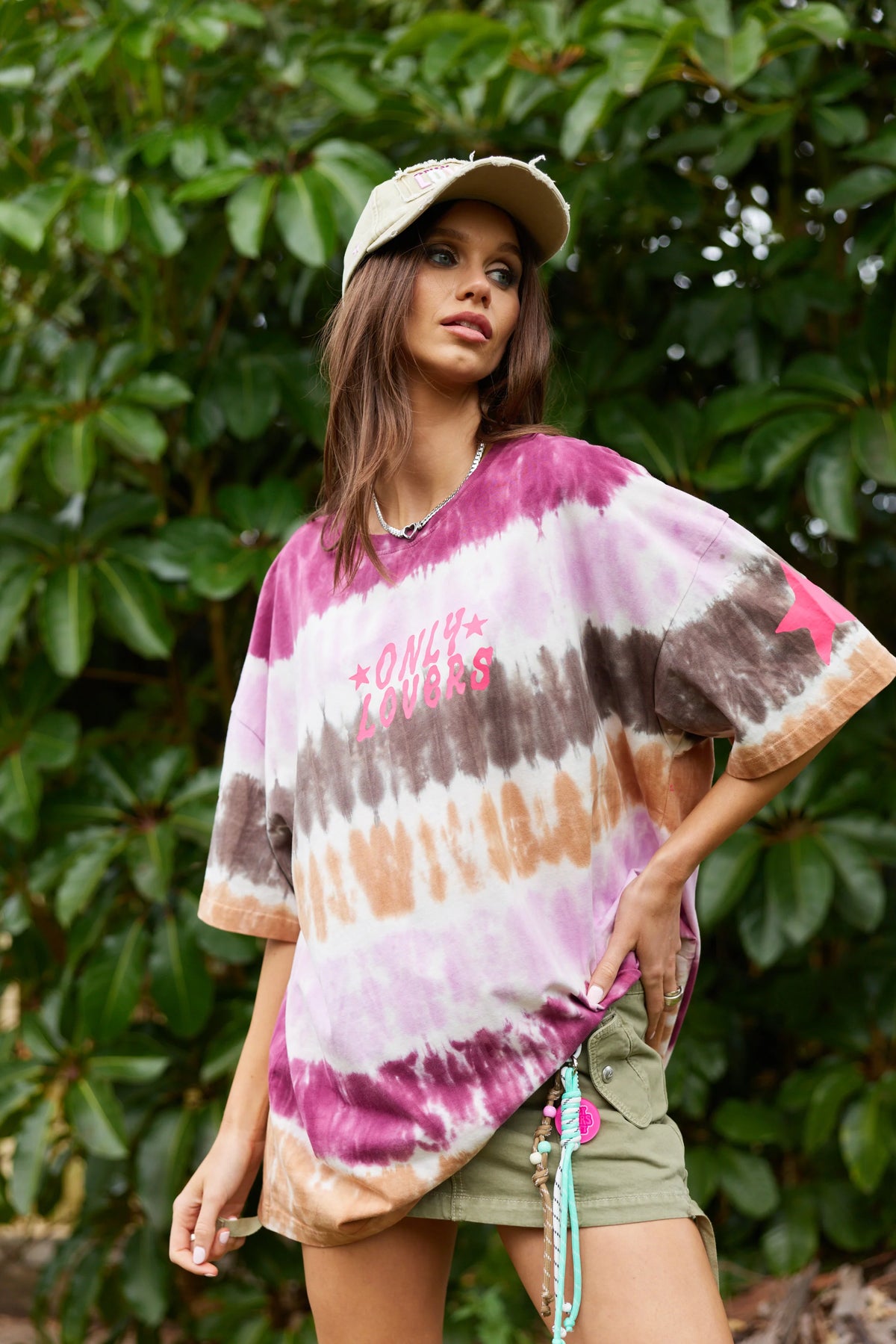 Only Lovers Left Starburst Tie Dye Tee - Passiona