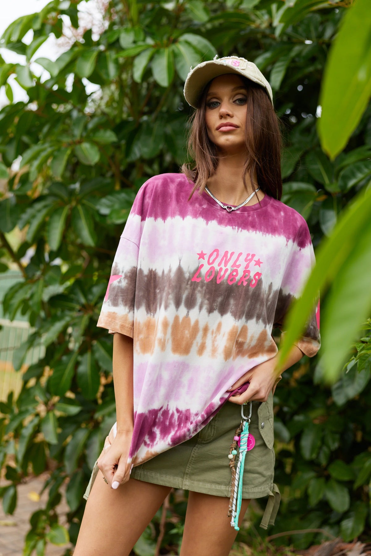 Only Lovers Left Starburst Tie Dye Tee - Passiona