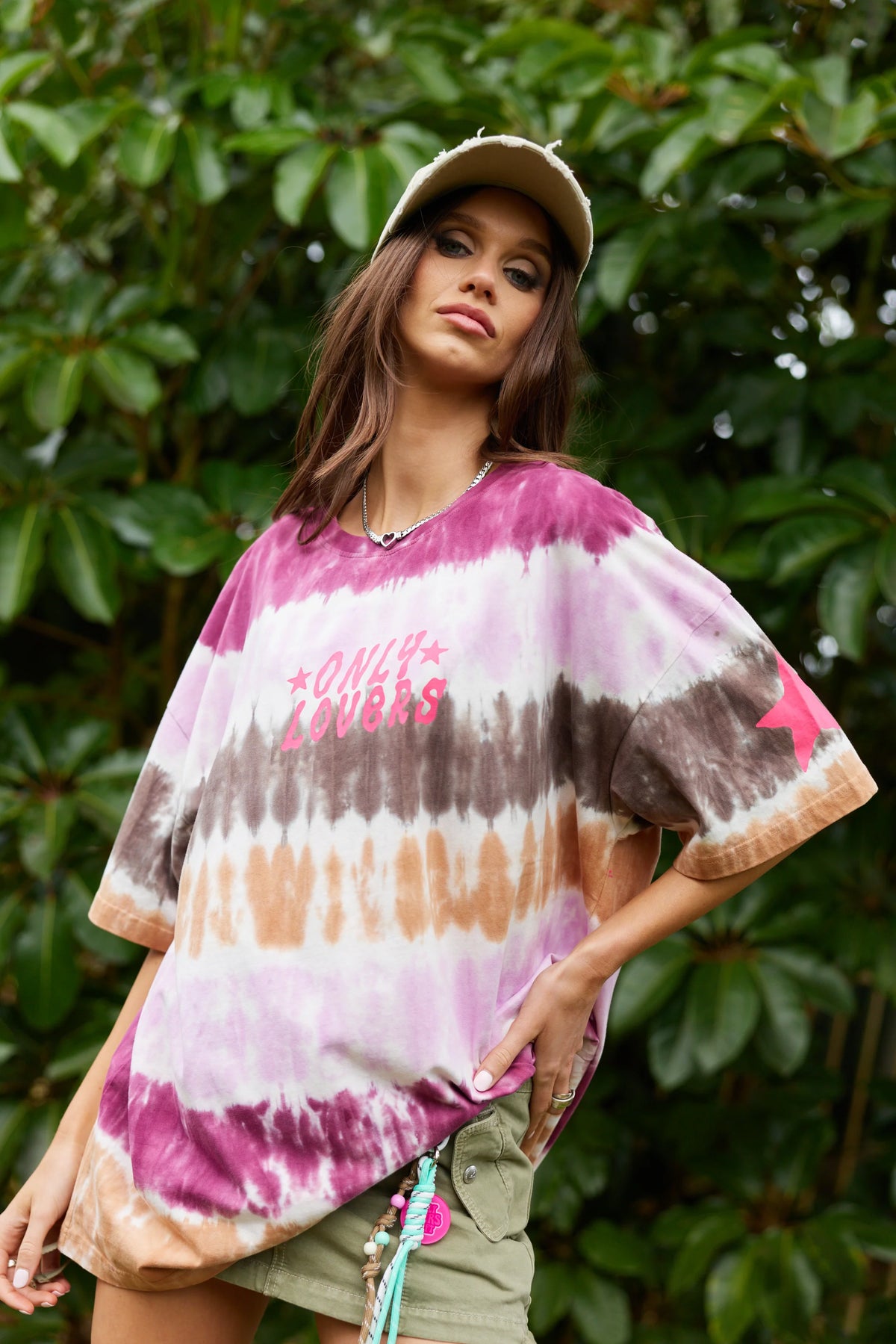 Only Lovers Left Starburst Tie Dye Tee - Passiona