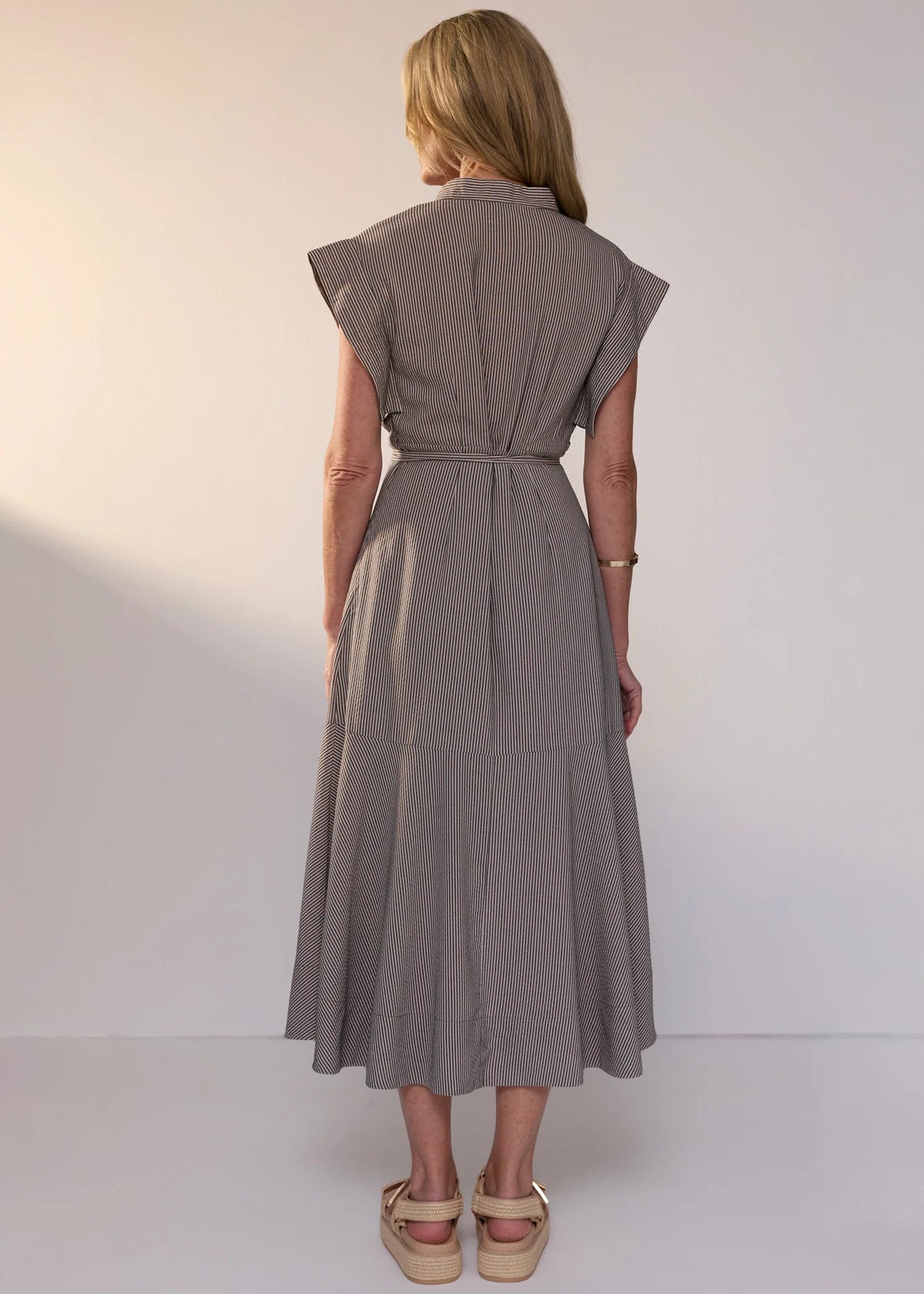 POL Dylan Dress - Shadow Stripe