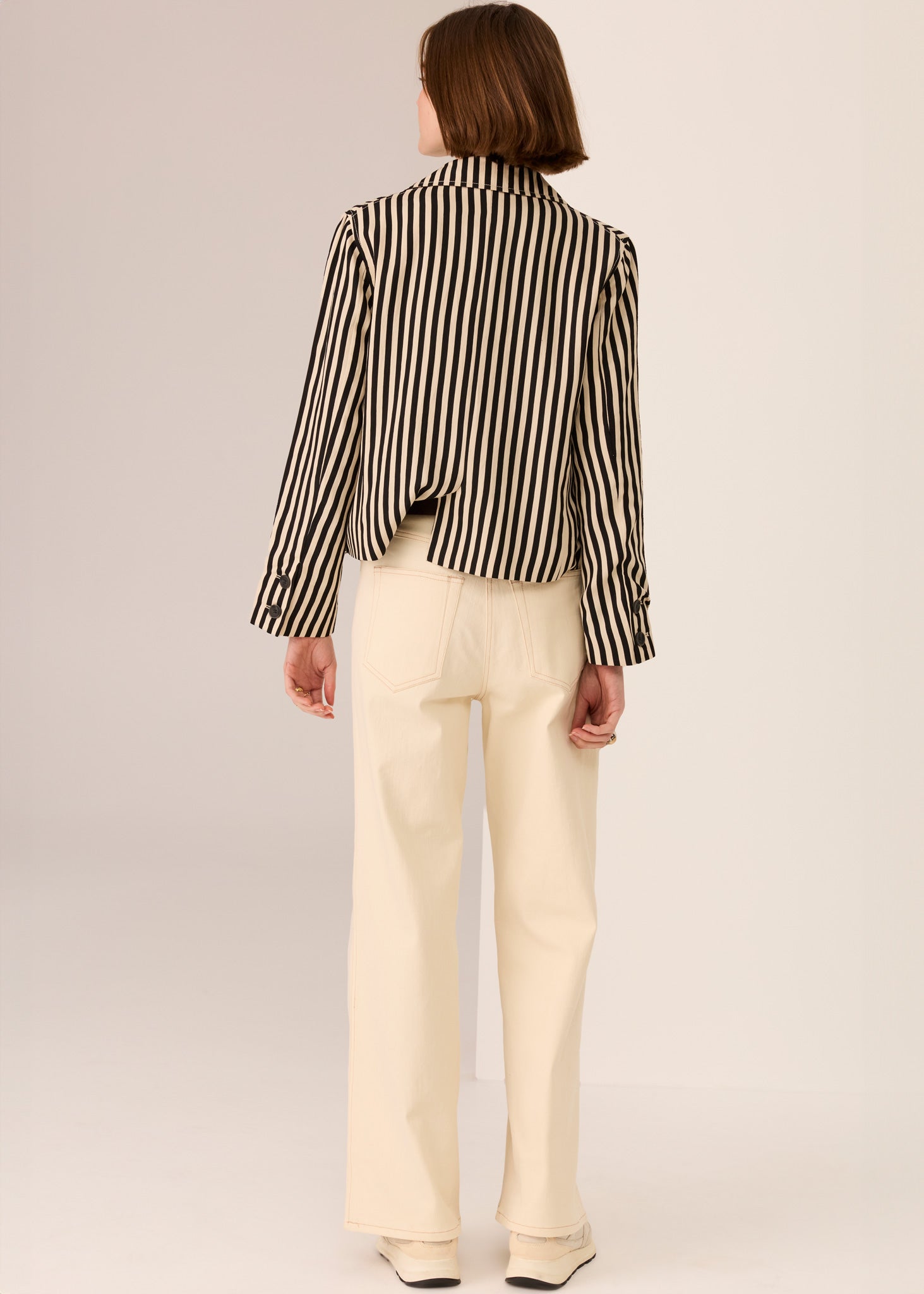 POL Lana Wide Leg Jean - Ivory