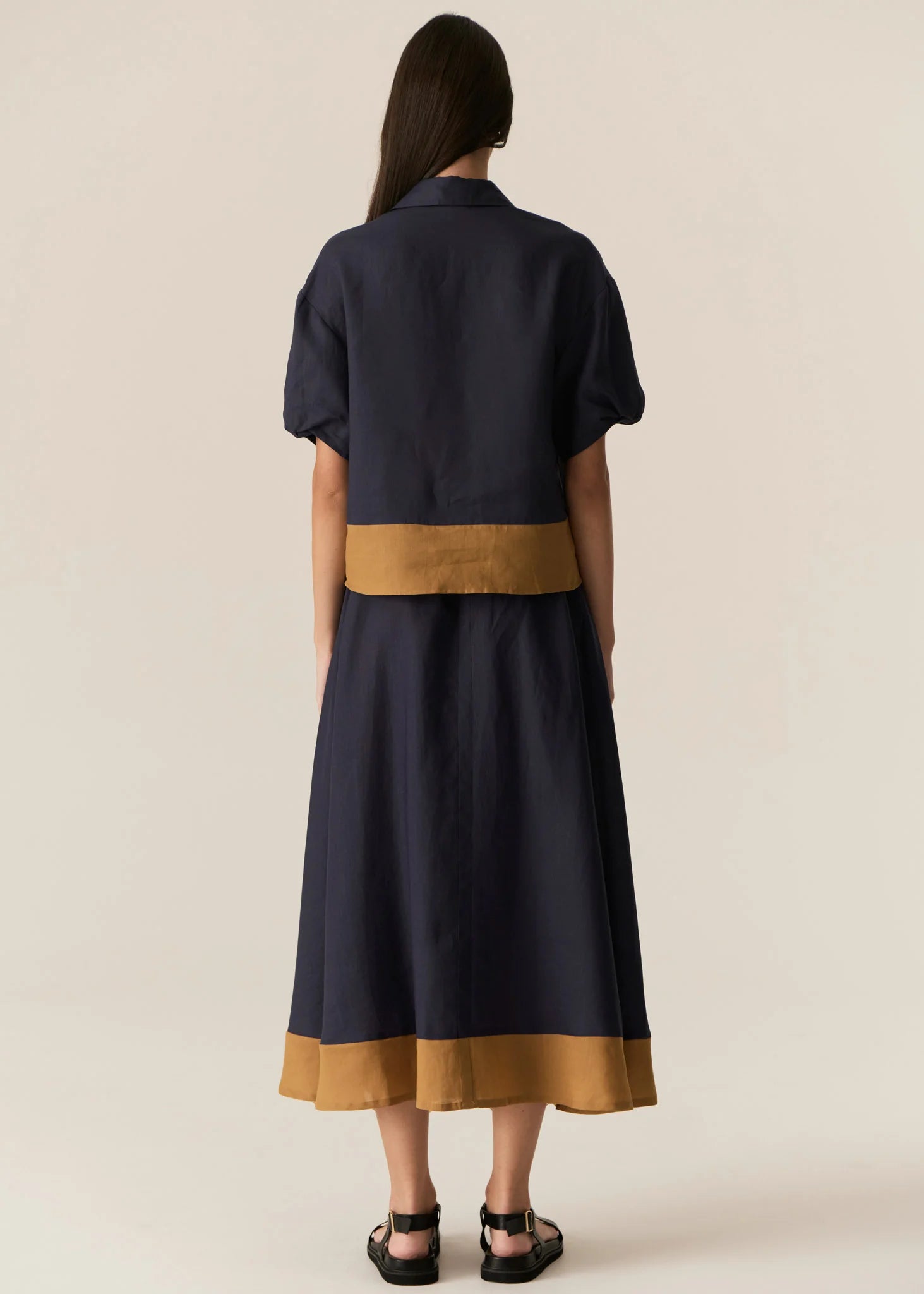 POL Speck Shirt - Ink & Ginger