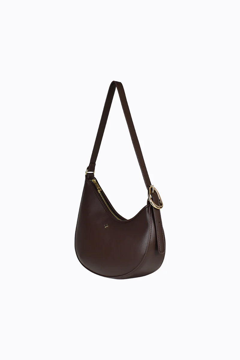 Peta + Jain Cinder Shoulder Bag - Choc/Gold