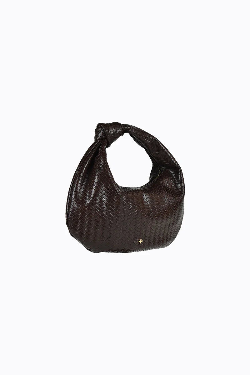 Peta + Jain Evalina Grab Bag - Choc Weave/Gold