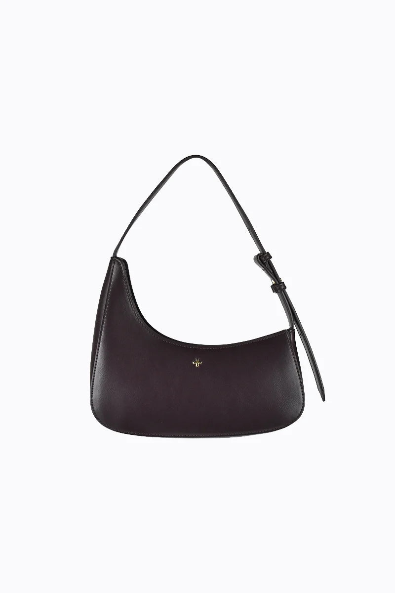 Peta + Jain Gala Assymetric Shoulder Bag - Choc/Gold