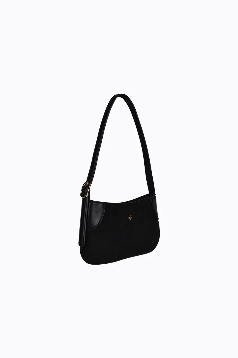 Peta + Jain Glinda Mini Shoulder - Black Suede