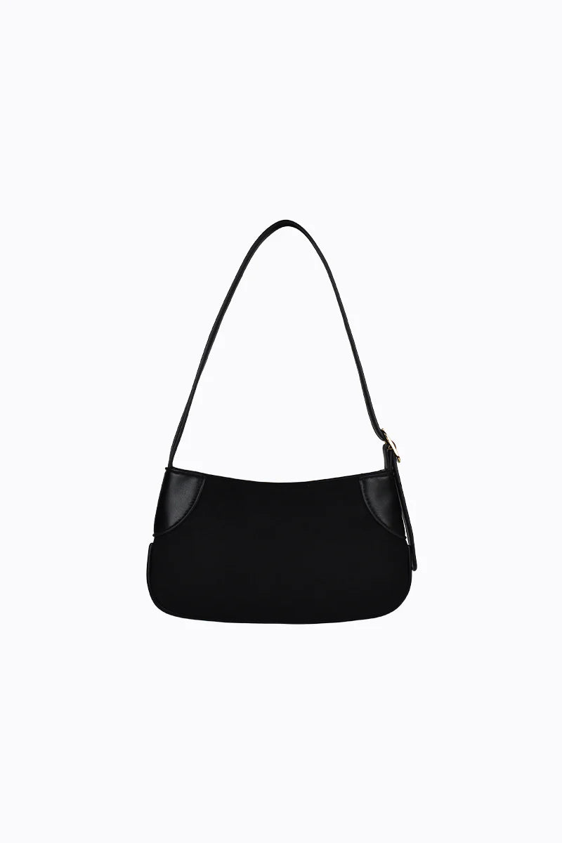 Peta + Jain Glinda Mini Shoulder - Black Suede