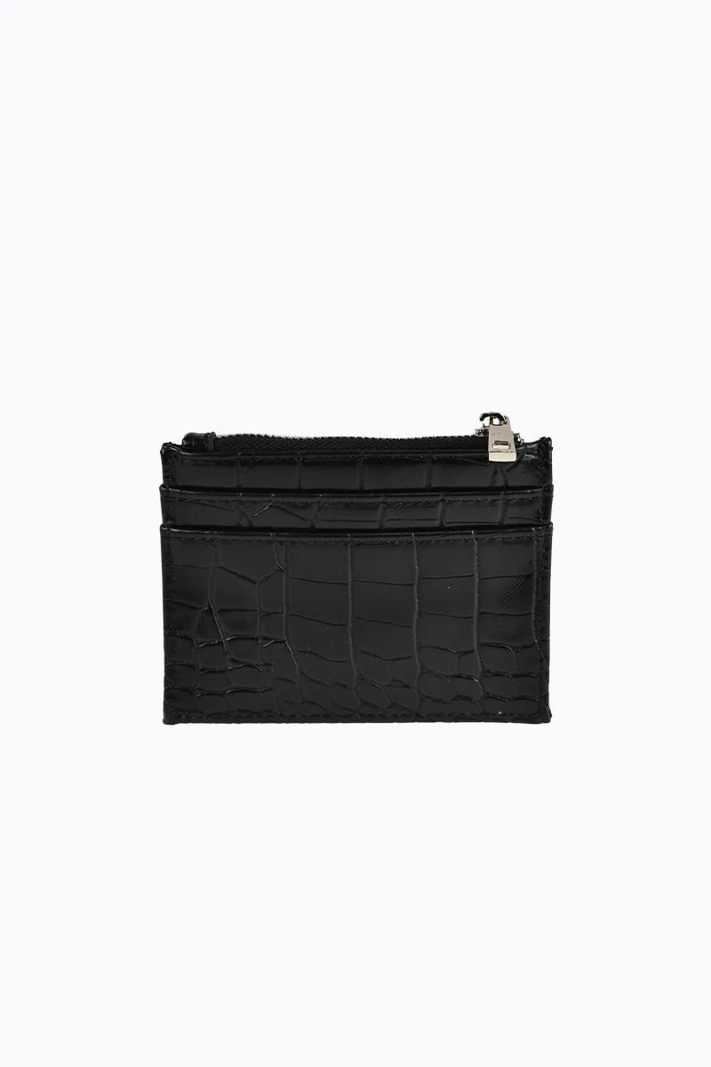 Peta + Jain Ivy Wallet - Black/Croc