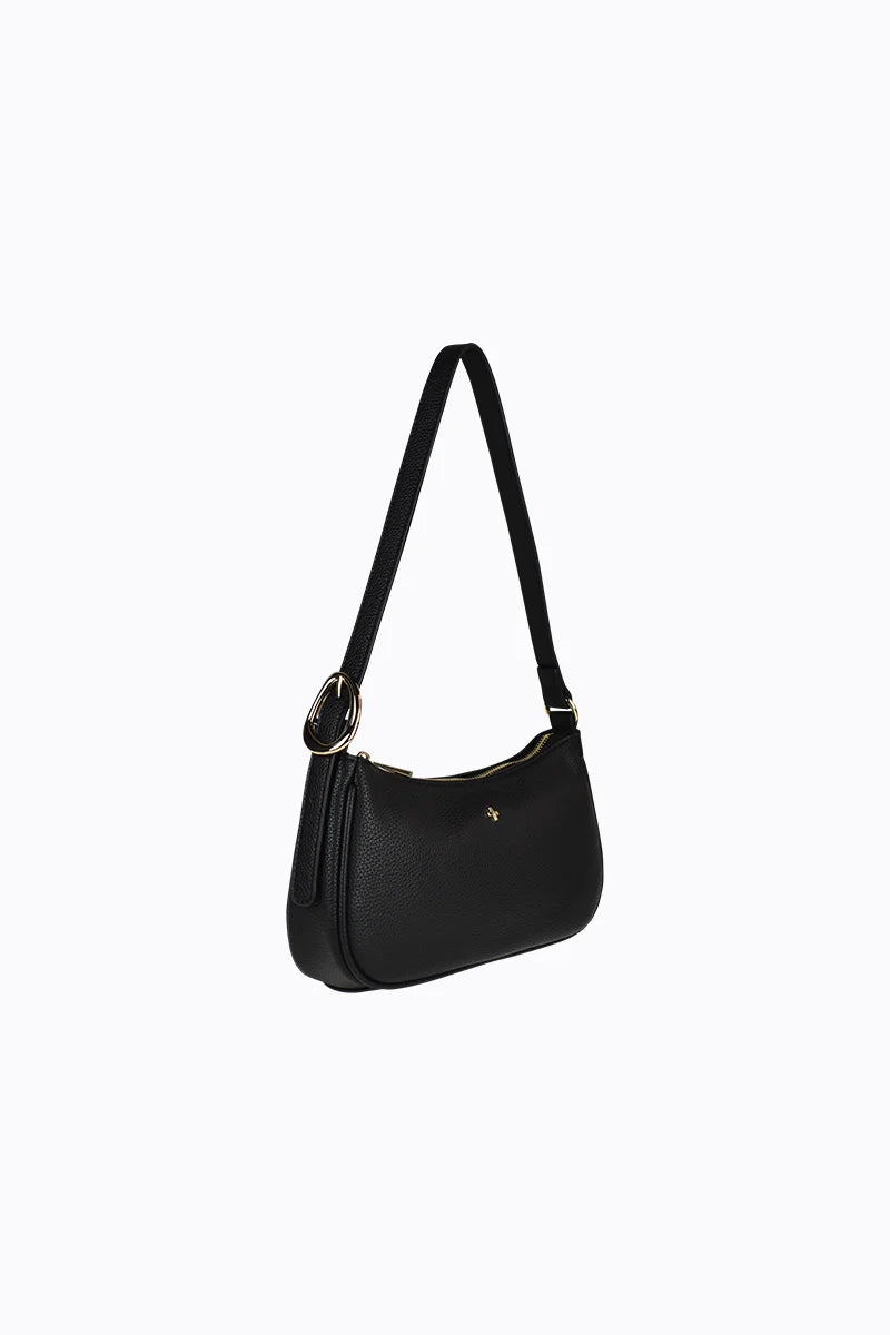 Peta + Jain Jesabel Shoulder Bag - Black Pebble/Gold