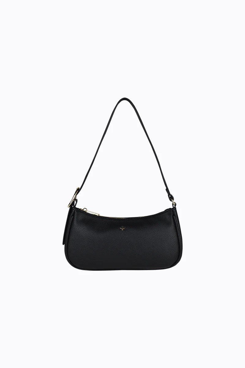 Peta + Jain Jesabel Shoulder Bag - Black Pebble/Gold