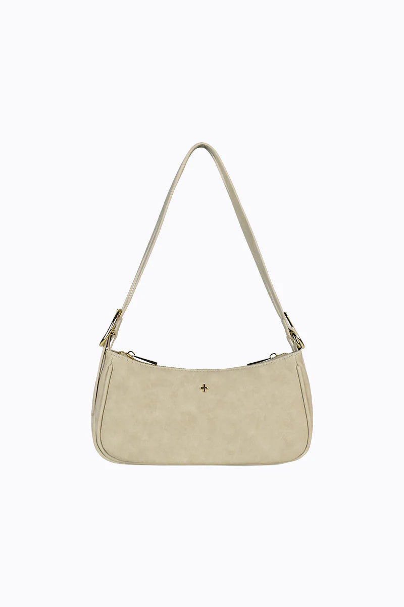 Peta + Jain Jesabel Shoulder Bag - Beige Suede/Gold