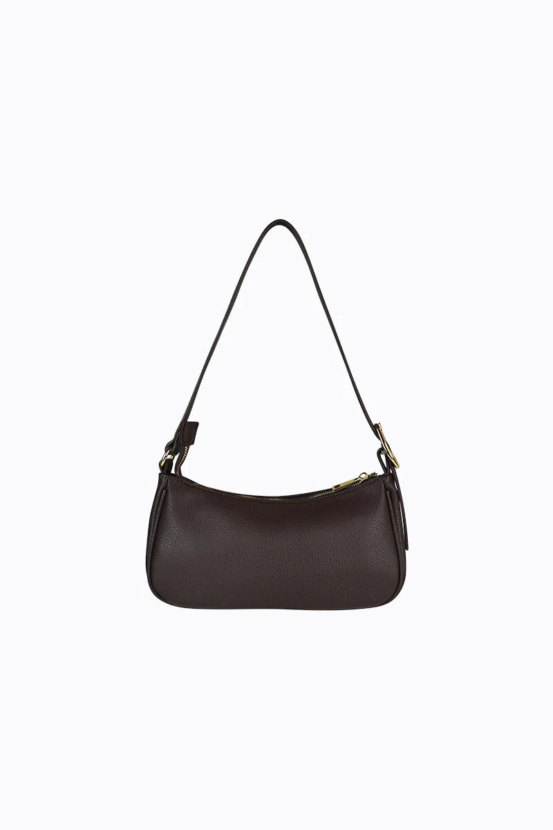 Peta + Jain Jesabel Shoulder Bag - Choc Pebble/Gold