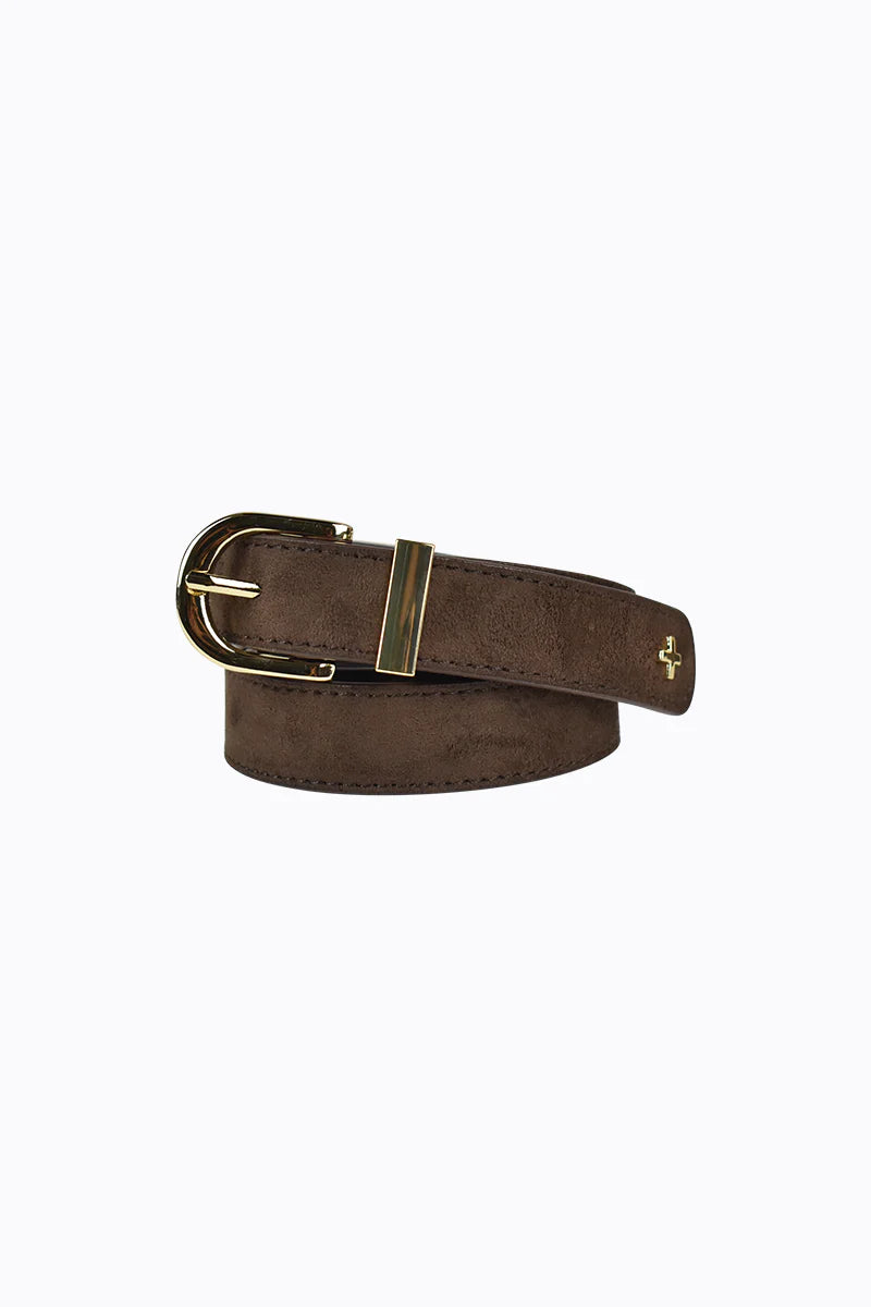 Peta + Jain Kendrick Belt - Choc Suede