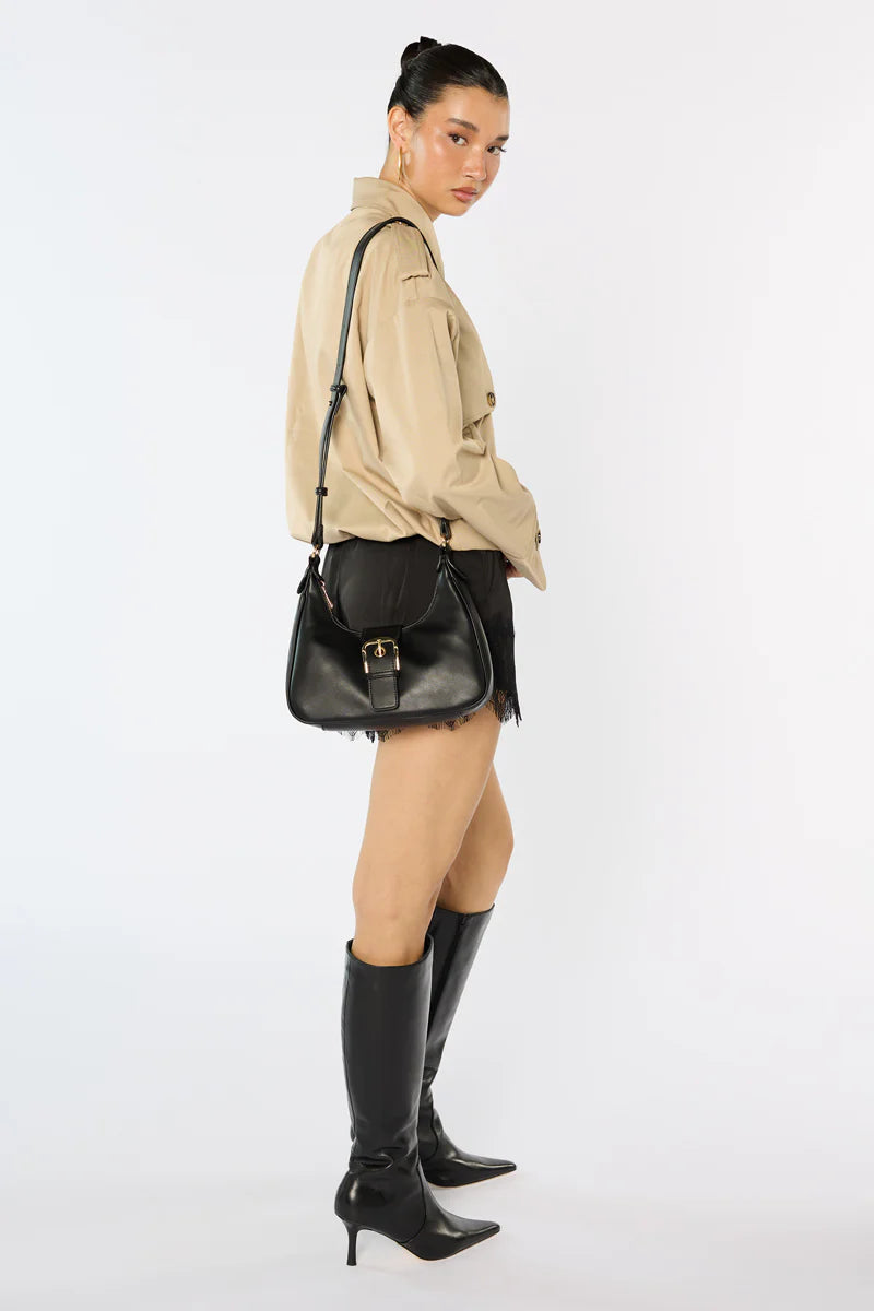 Peta + Jain Millie Scoop Shoulder Bag - Black/Gold