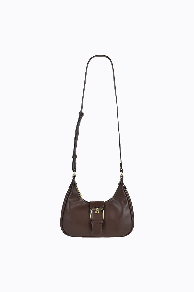 Peta + Jain Millie Scoop Shoulder Bag - Choc/Gold