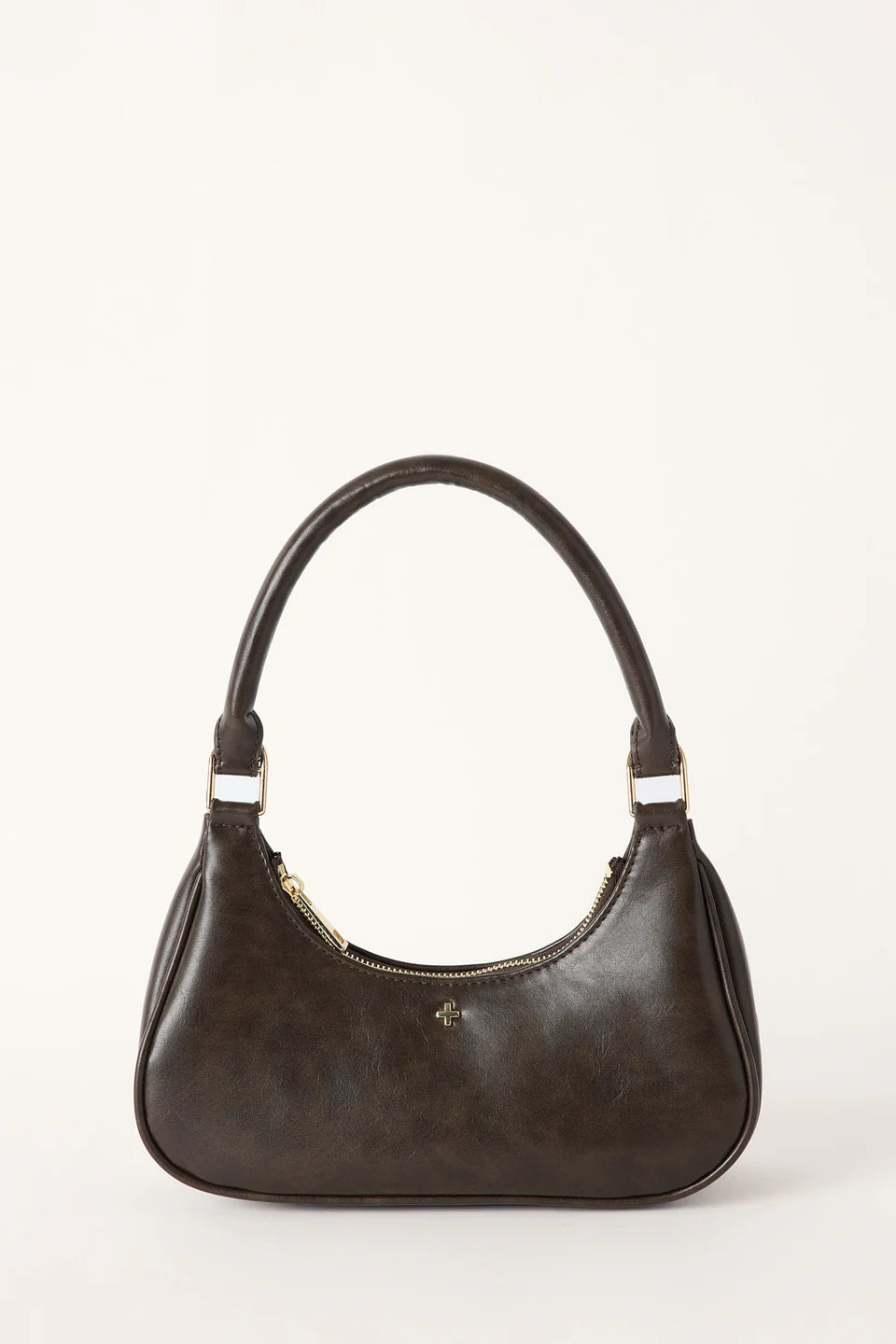 Peta + Jain Violet Shoulder Bag - Choc/Gold