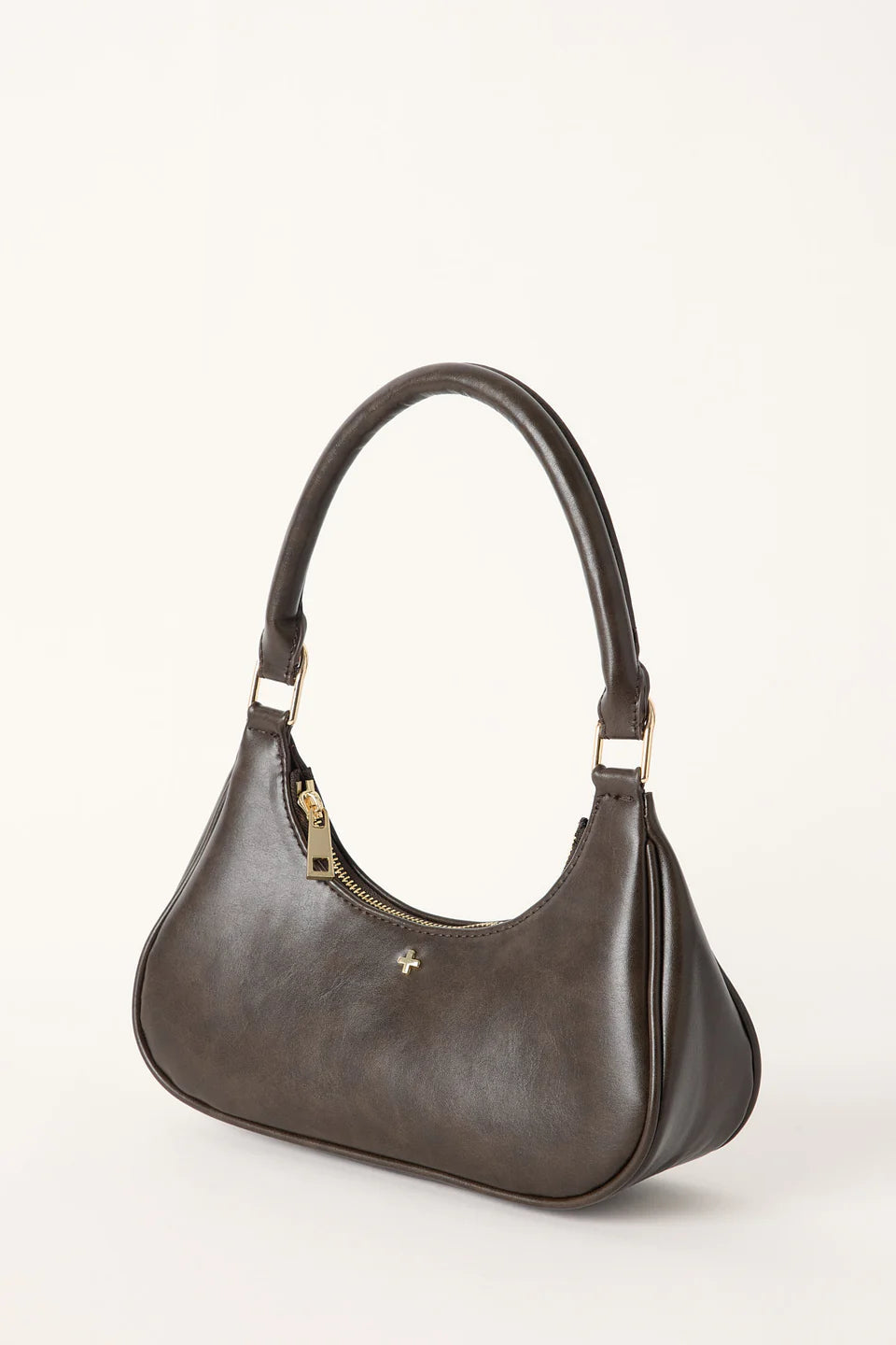 Peta + Jain Violet Shoulder Bag - Choc/Gold