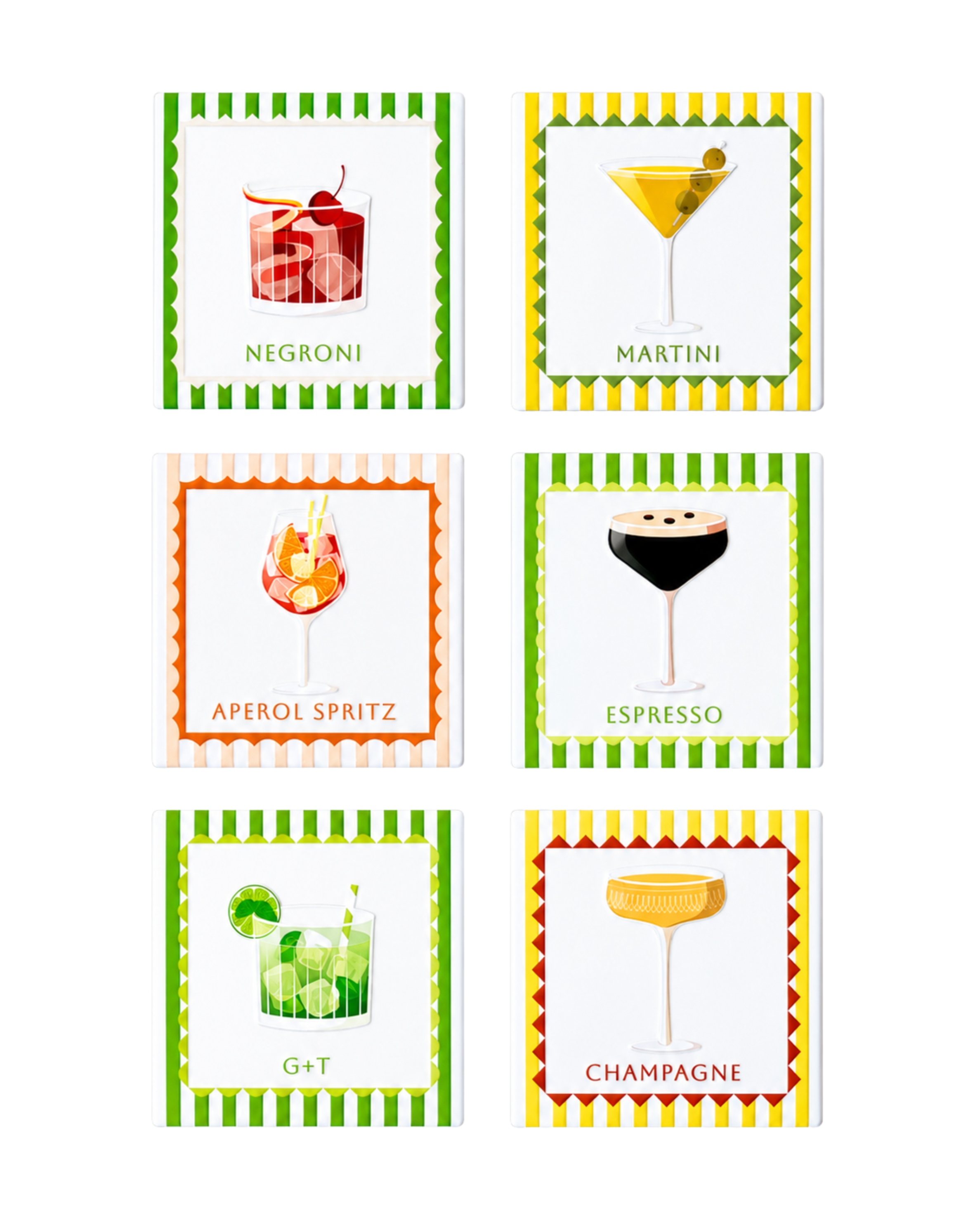 Aperitif Ceramic Coaster